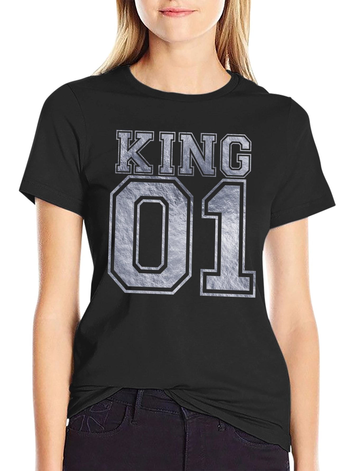 King 01 Graphic Tee - Black