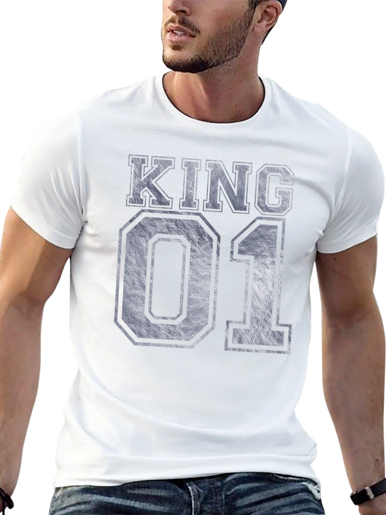 King 01 Graphic Tee - Black