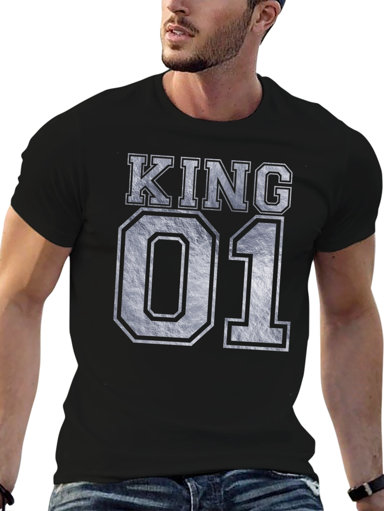 King 01 Graphic Tee - Black