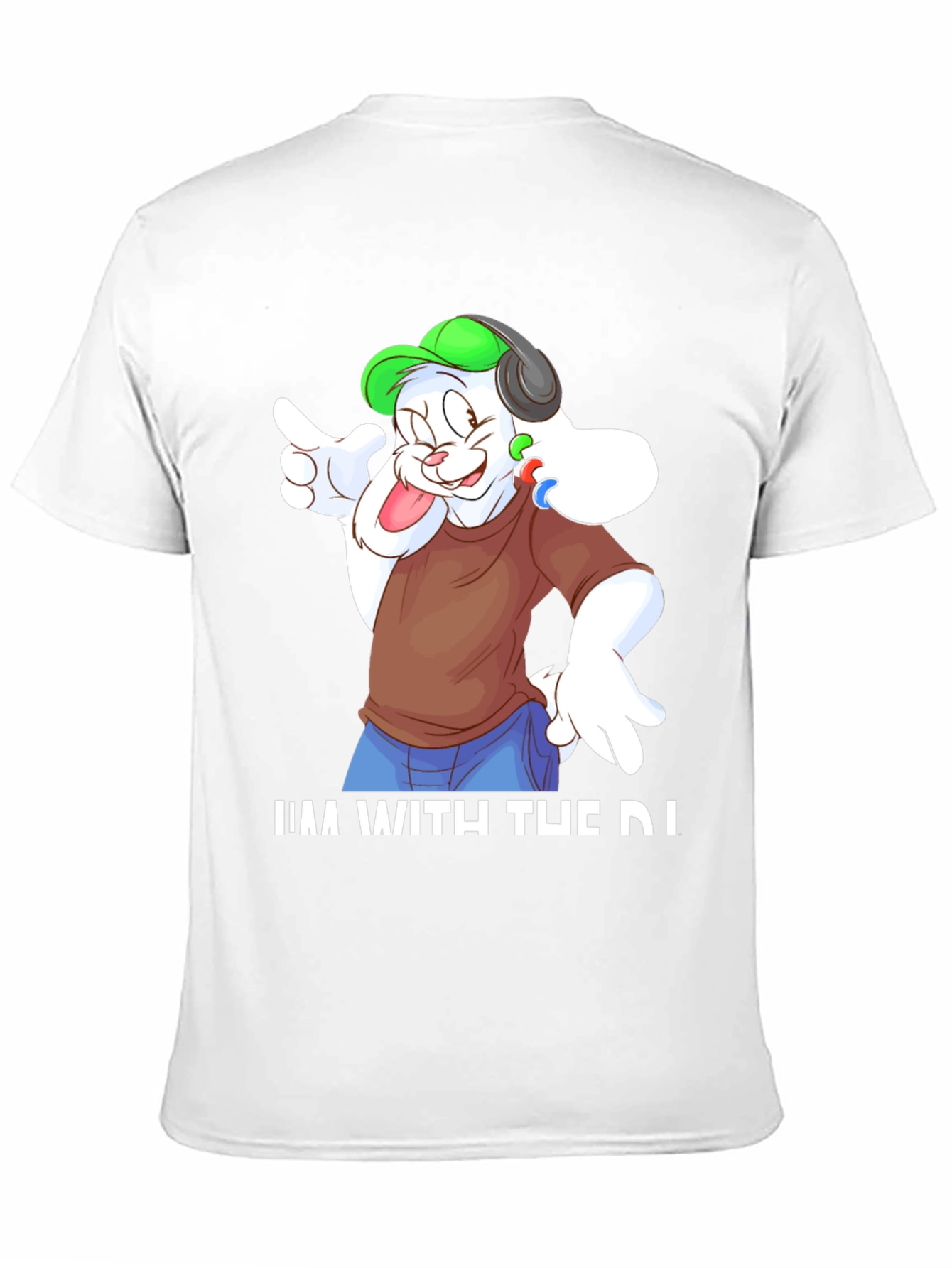 DJ Bunny Graphic Tee - Music Lovers Shirt