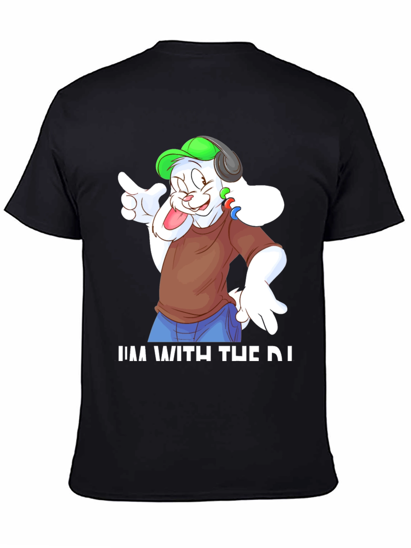 DJ Bunny Graphic Tee - Music Lovers Shirt