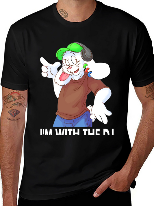 DJ Bunny Graphic Tee - Music Lovers Shirt
