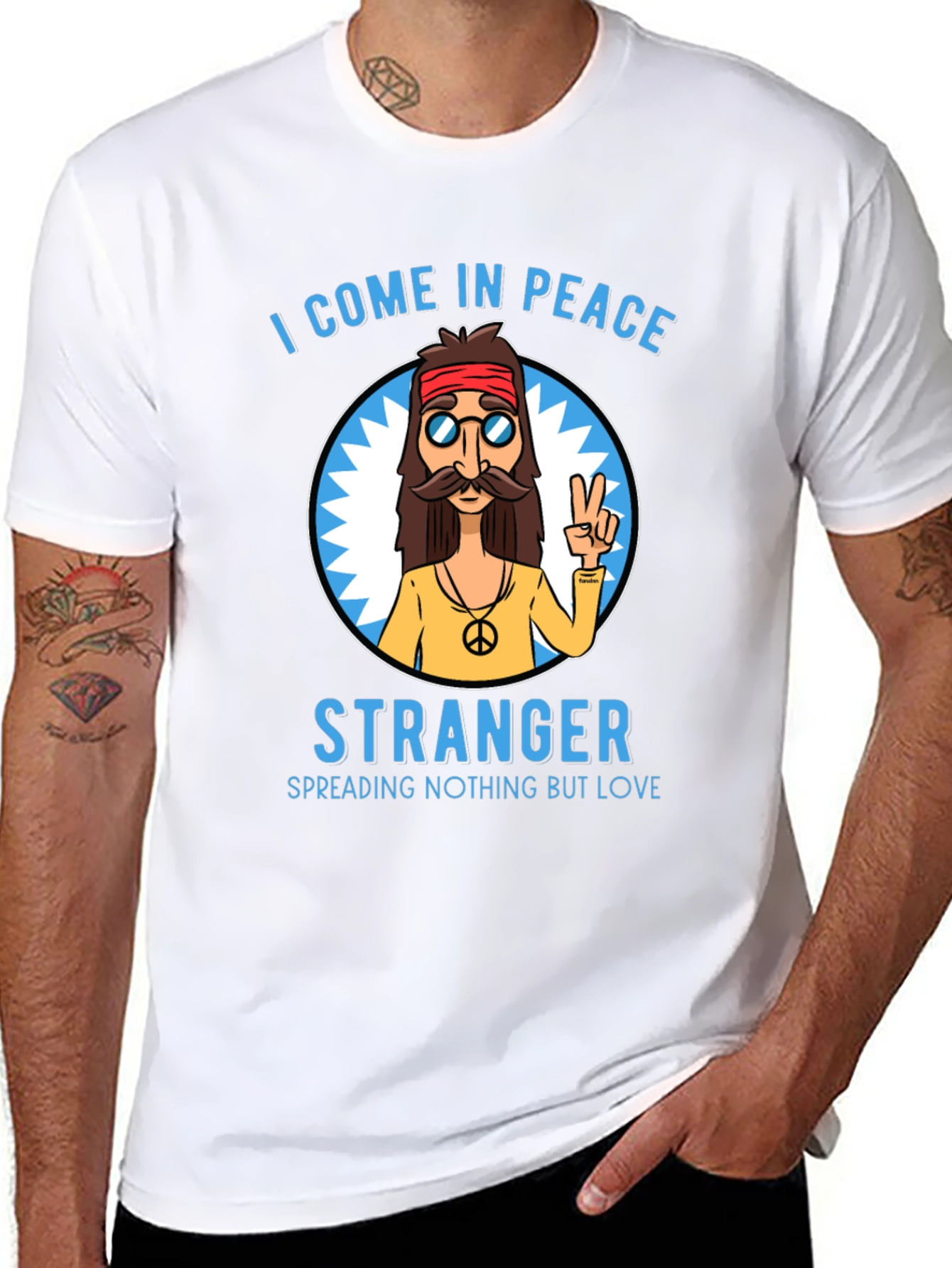 Peace Stranger Graphic T-Shirt - Spreading Love