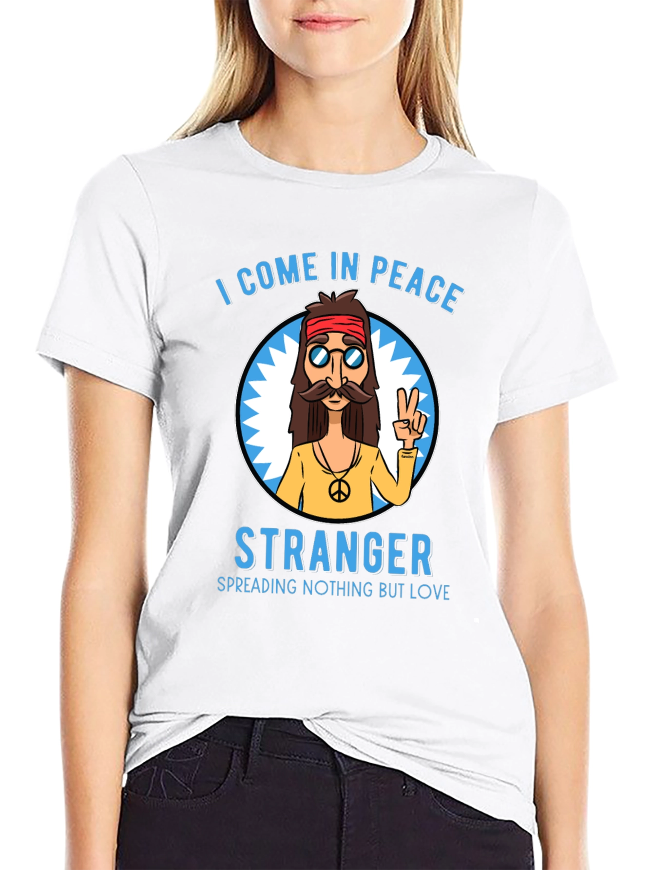 Peace Stranger Graphic T-Shirt - Spreading Love