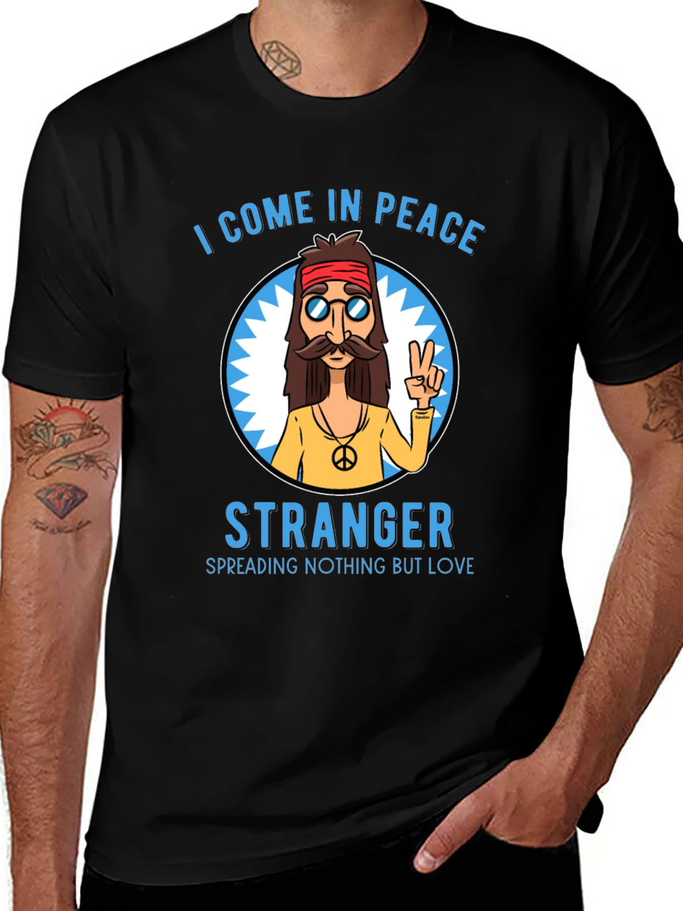 Peace Stranger Graphic T-Shirt - Spreading Love