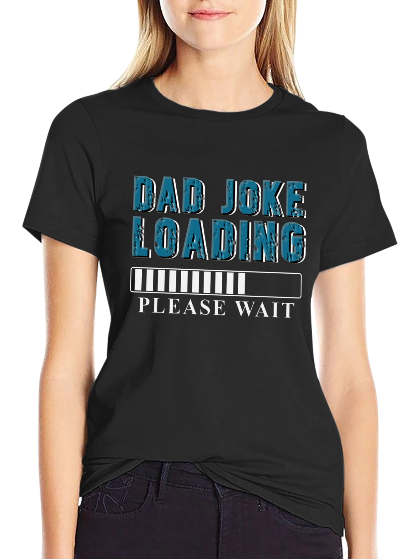 Dad Joke Loading T-Shirt - Humorous Novelty Tee
