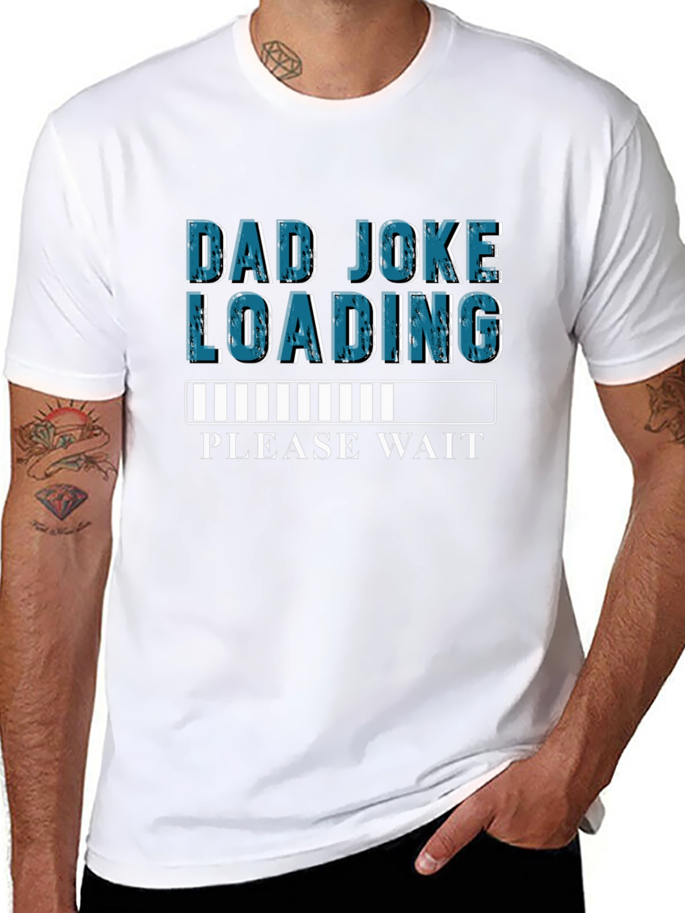 Dad Joke Loading T-Shirt - Humorous Novelty Tee