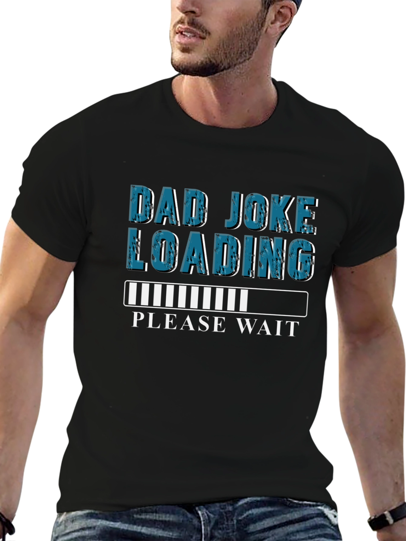 Dad Joke Loading T-Shirt - Humorous Novelty Tee