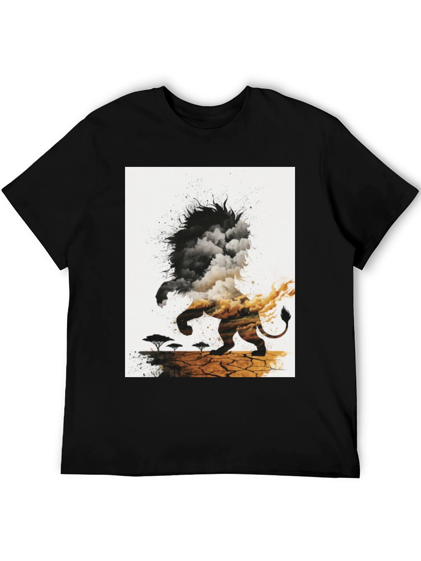 Lion Landscape Graphic Tee
