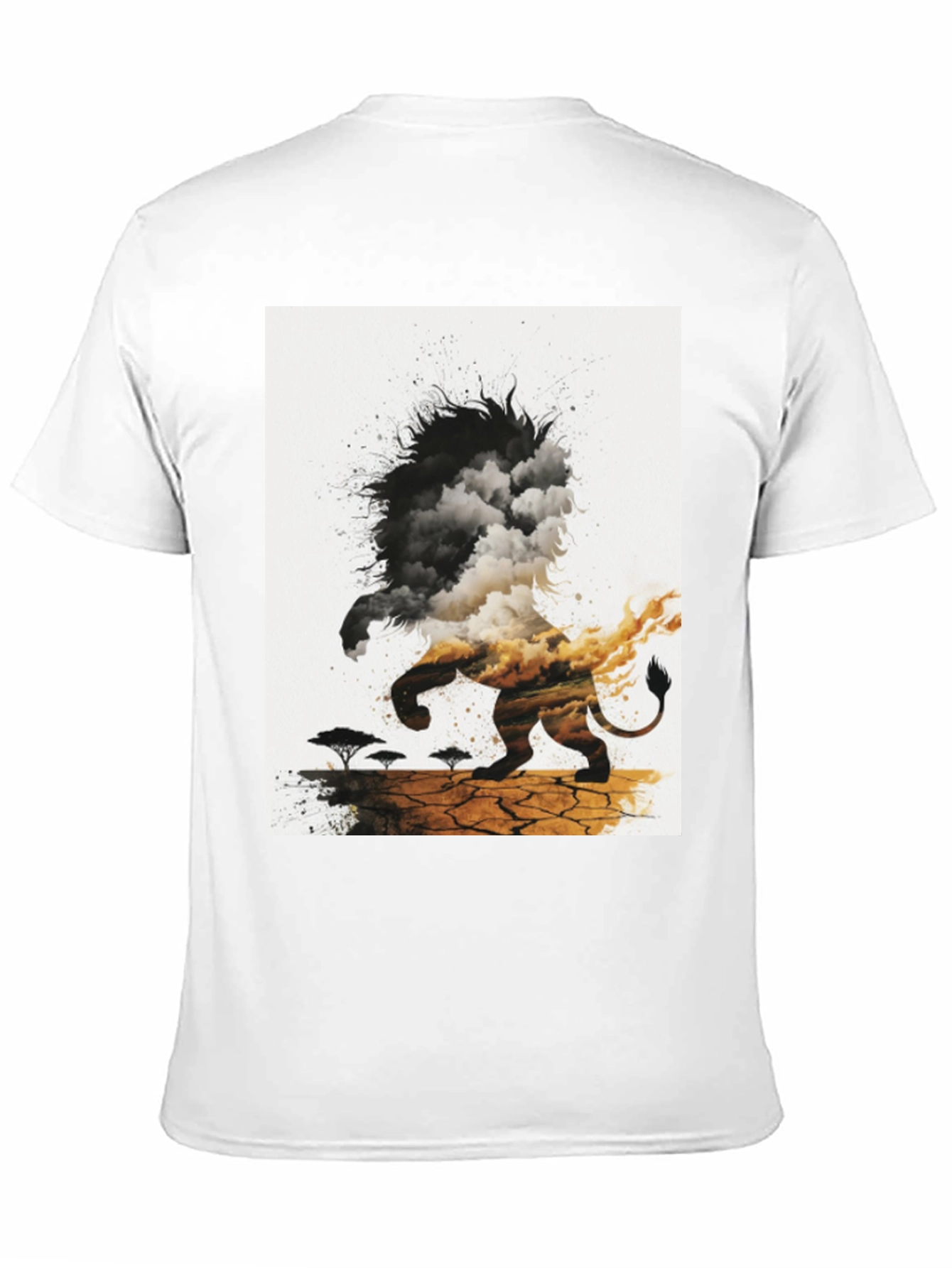 Lion Landscape Graphic Tee