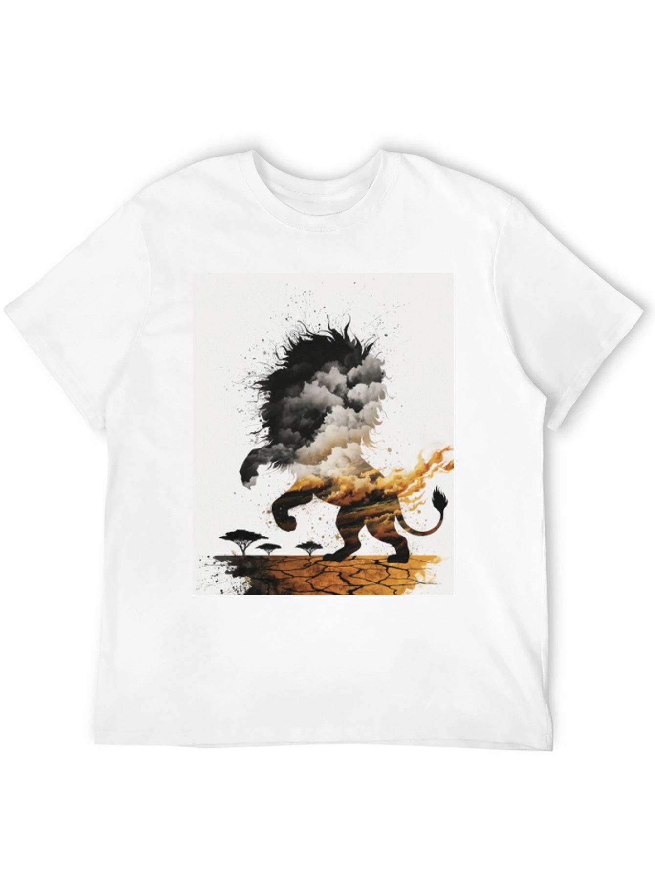 Lion Landscape Graphic Tee