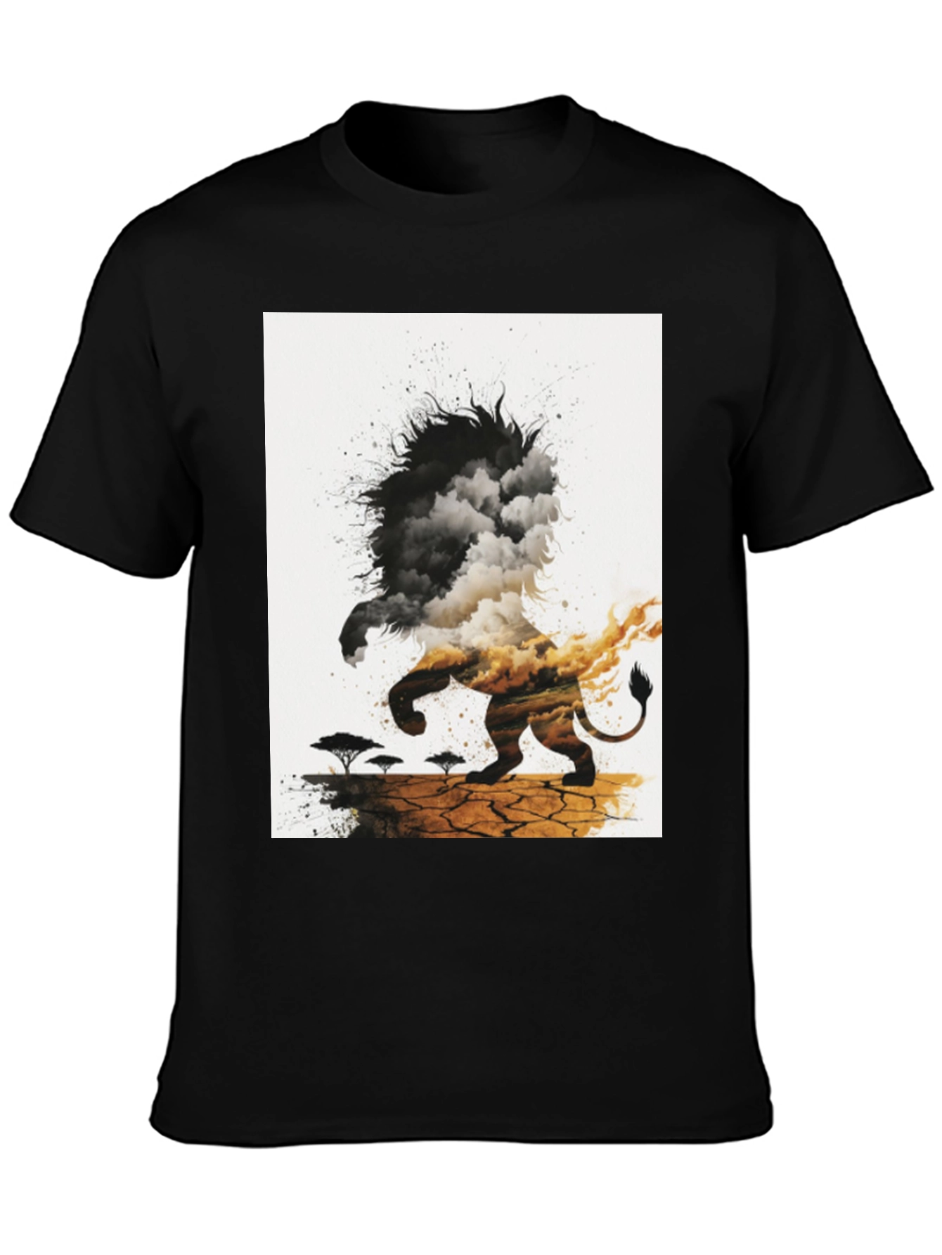 Lion Landscape Graphic Tee