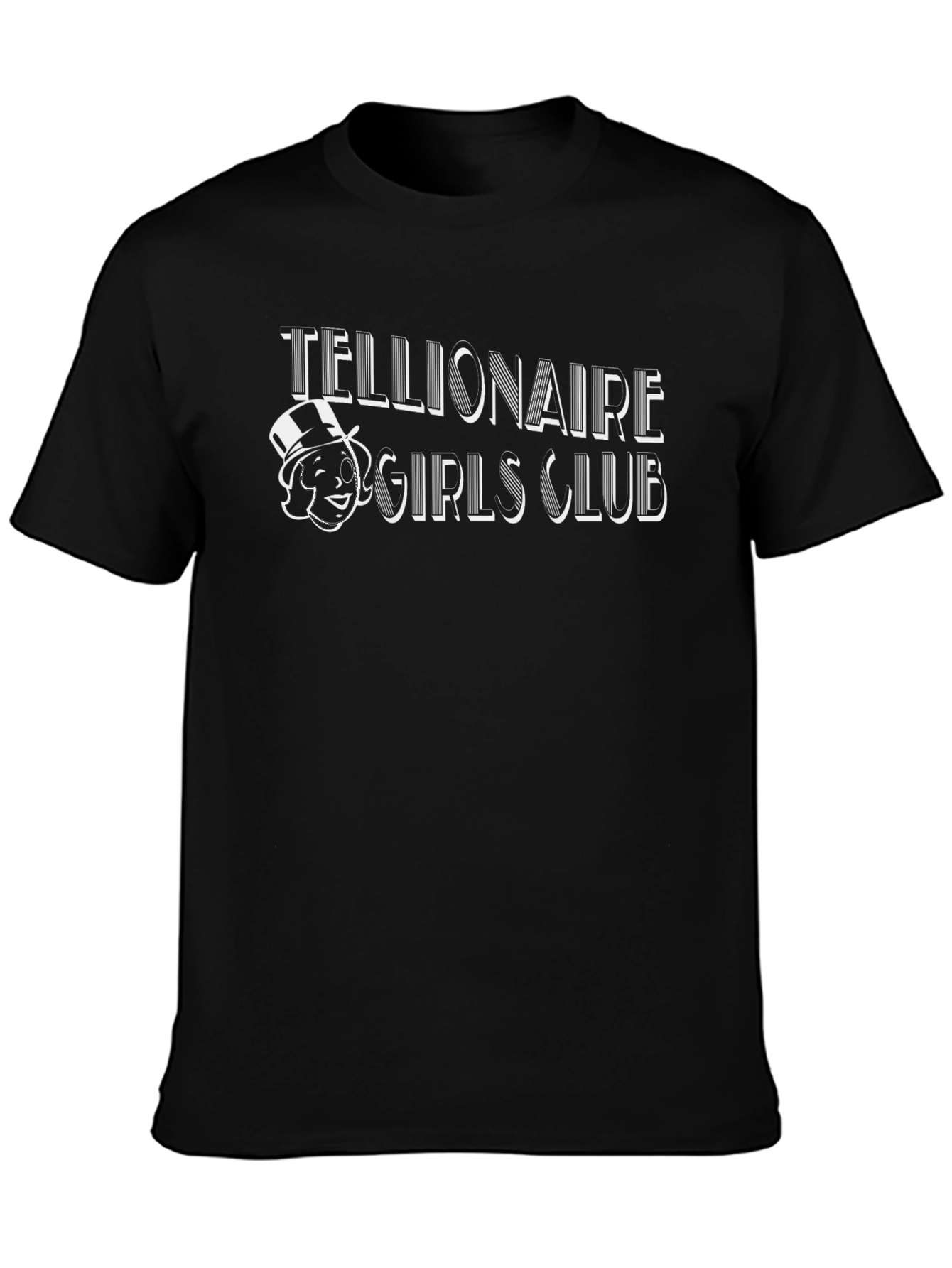 Tellionaire Girls Club Black T-Shirt
