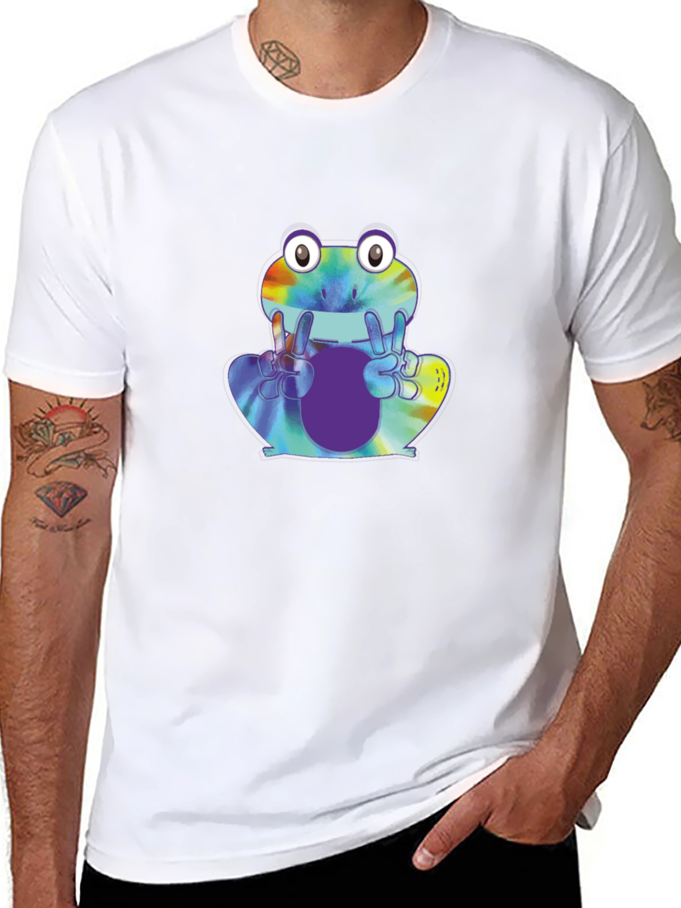 Peace Frog Tie Dye T-Shirt