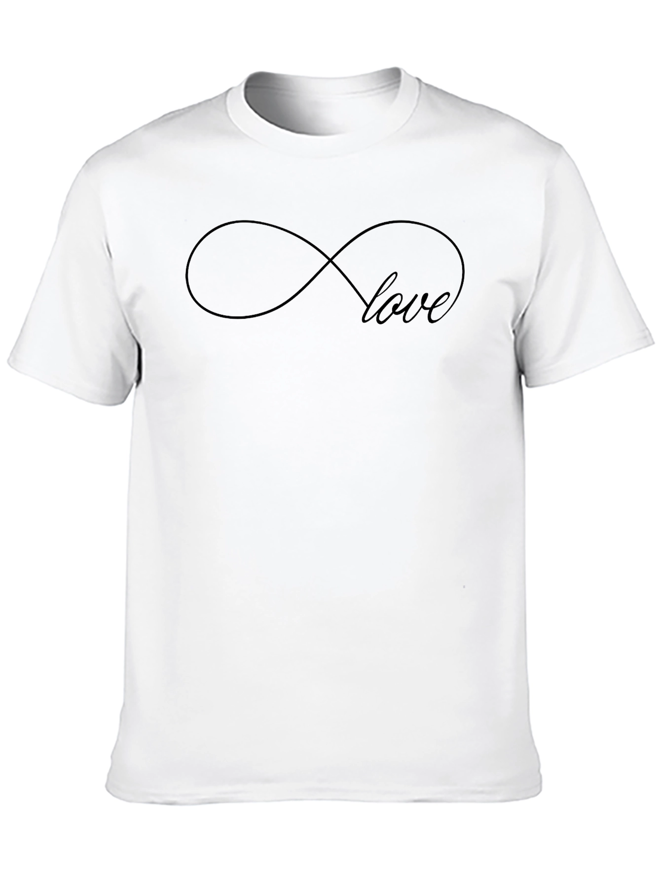 Infinity Love Black T-Shirt