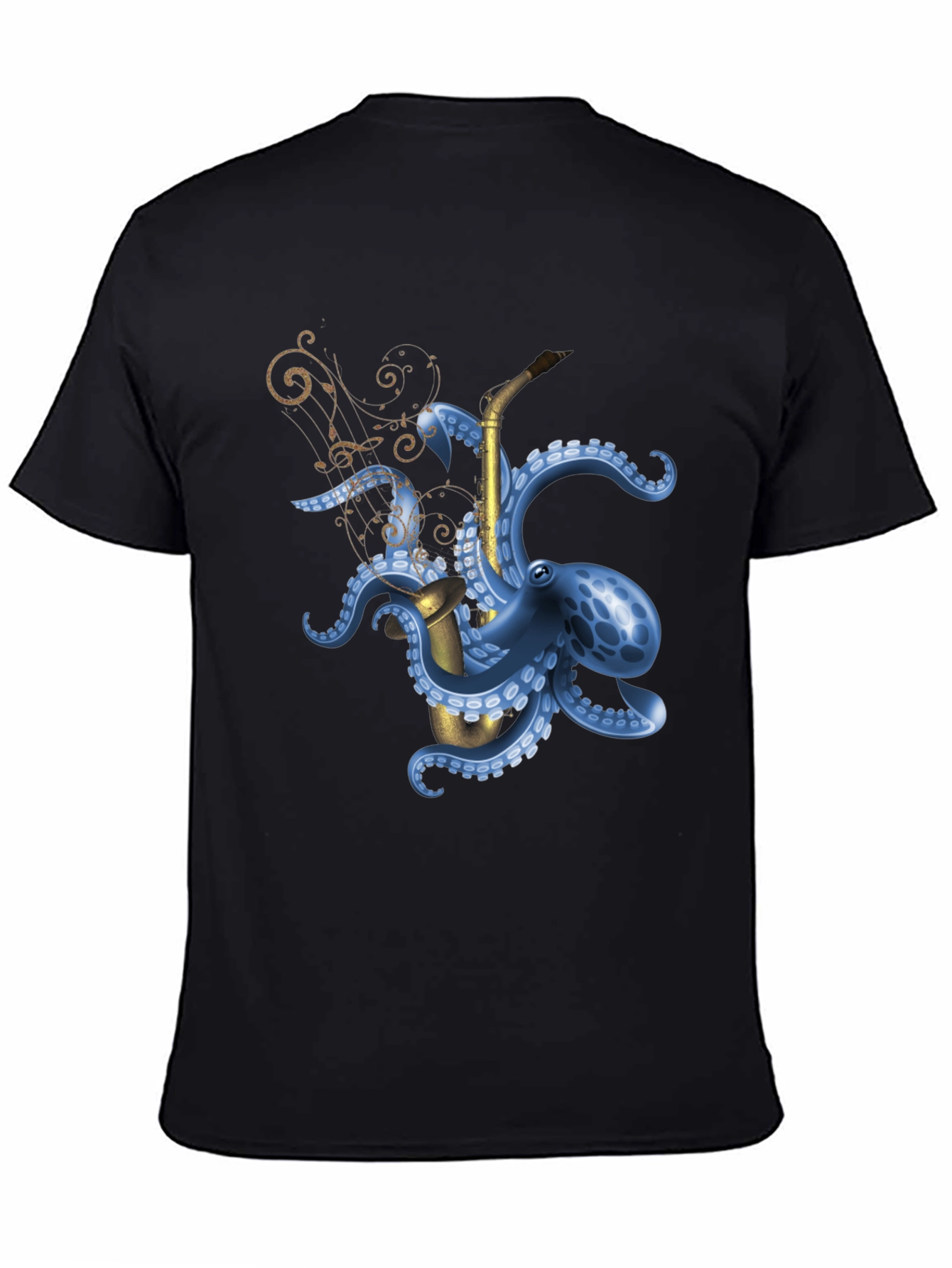 Octopus Saxophone Graphic Tee - Unique Music Lover Shirt