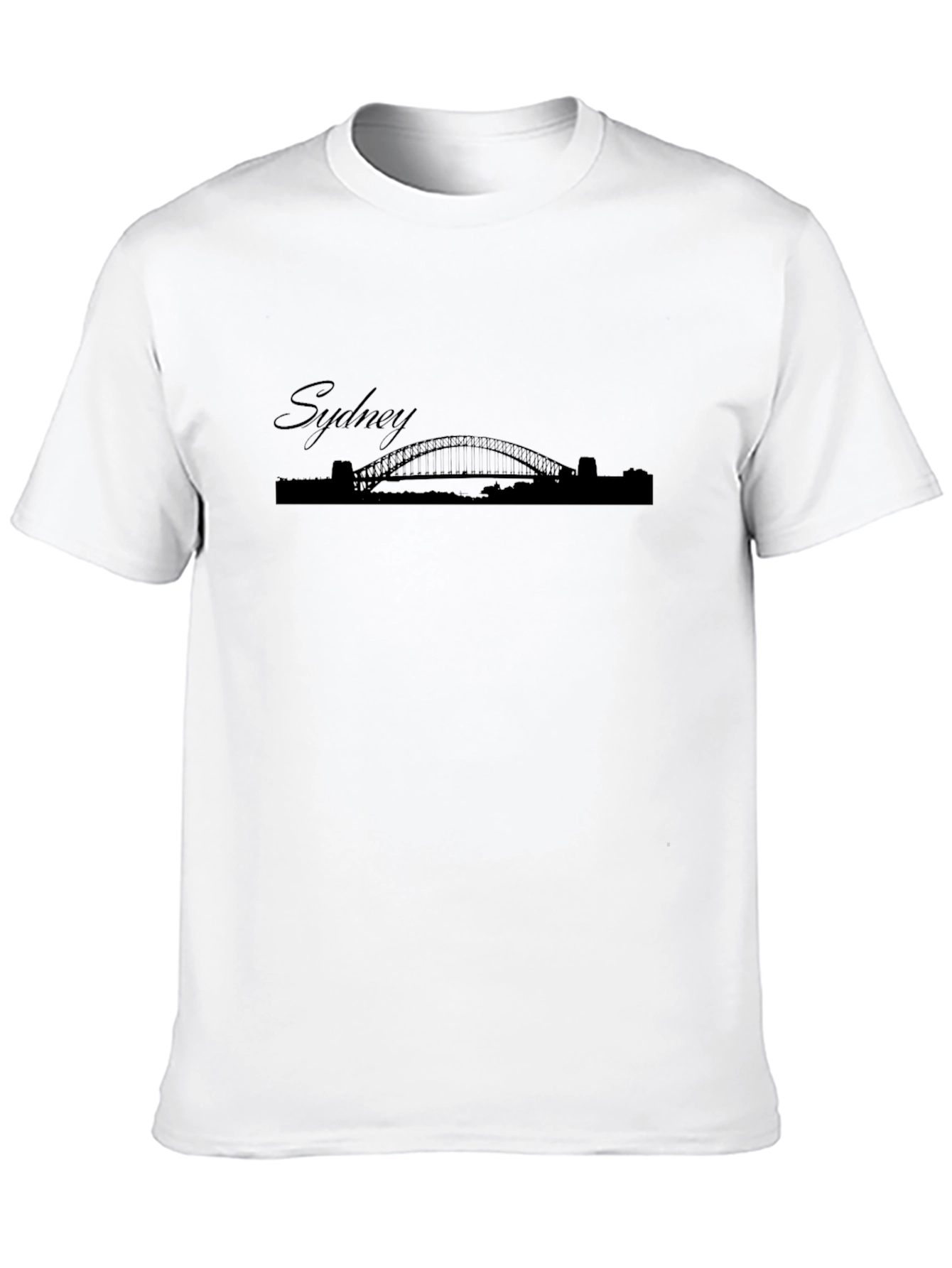 Sydney Bridge Silhouette T-Shirt - Black