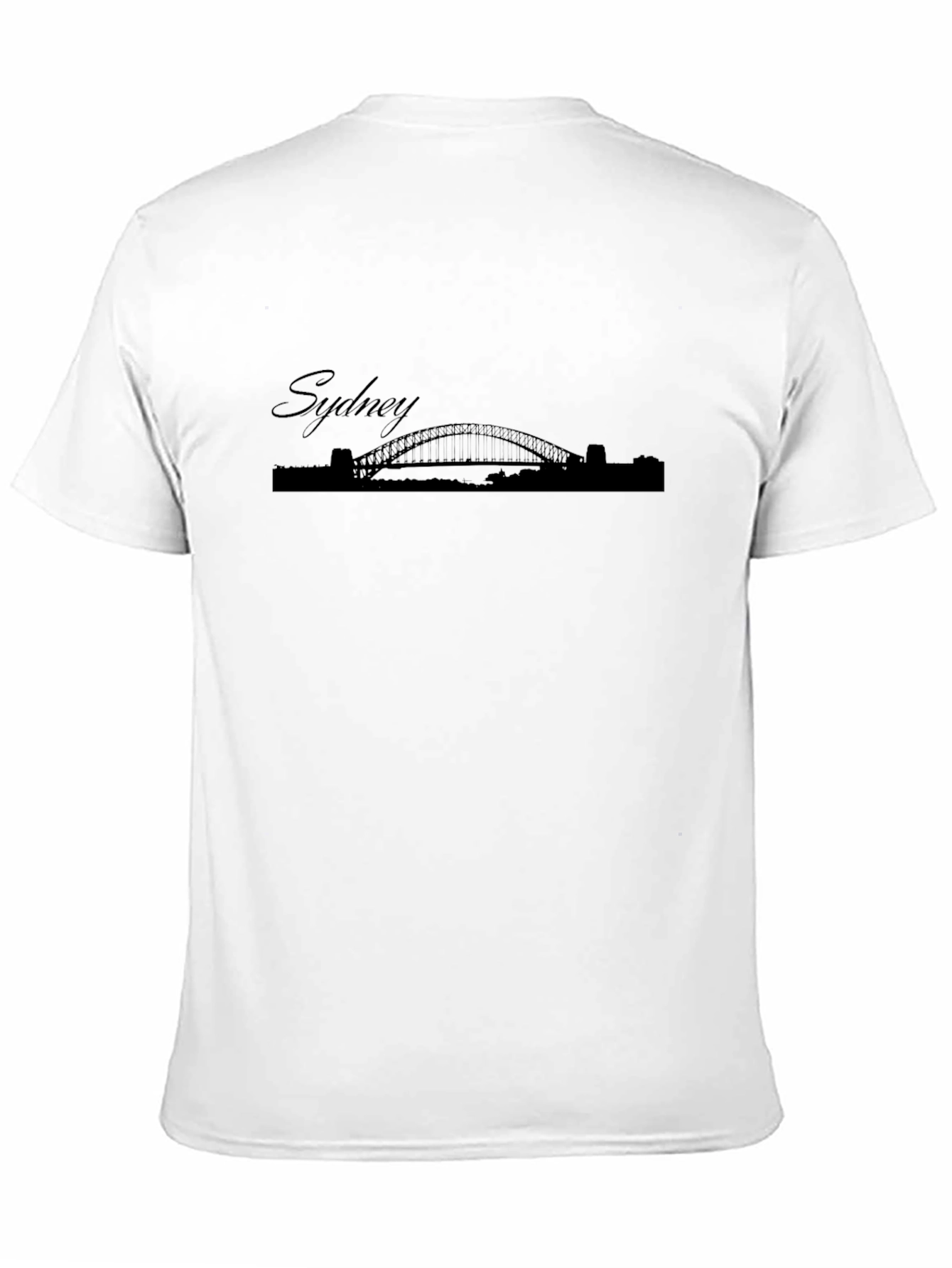 Sydney Bridge Silhouette T-Shirt - Black