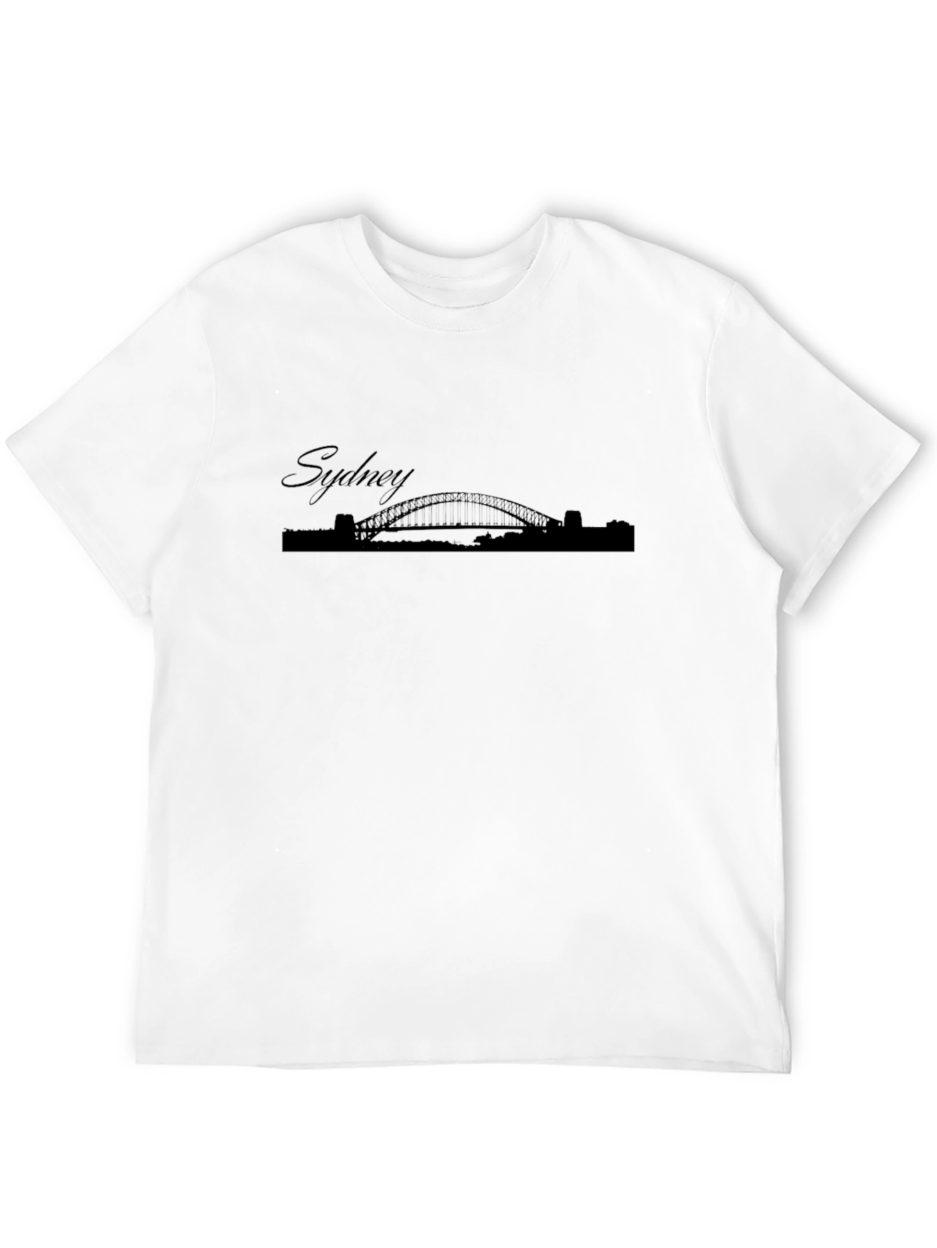 Sydney Bridge Silhouette T-Shirt - Black