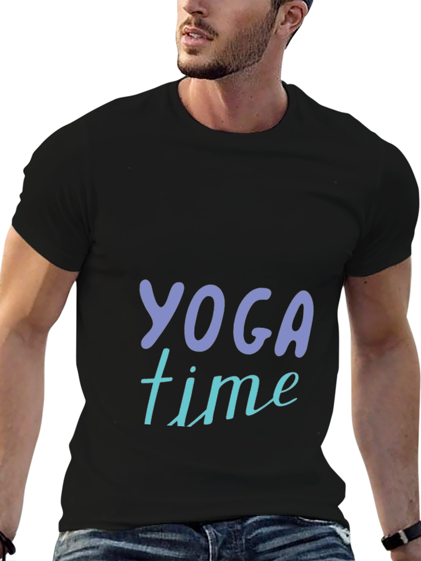 Yoga Time Graphic Tee - Relax & Recharge!