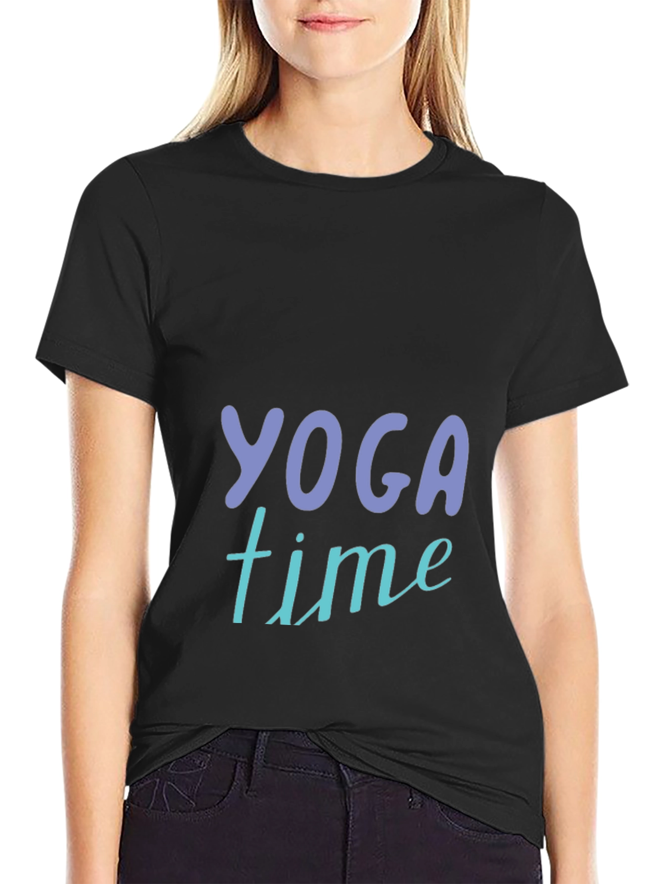 Yoga Time Graphic Tee - Relax & Recharge!
