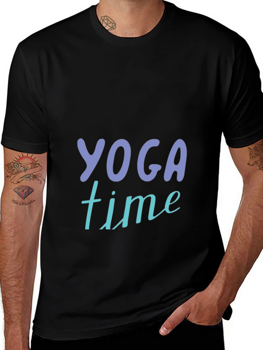 Yoga Time Graphic Tee - Relax & Recharge!