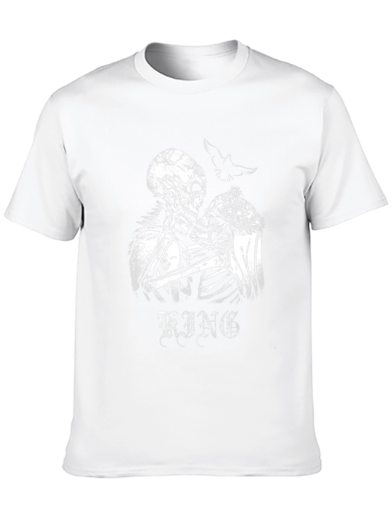 Skeleton Couple Graphic Tee - King
