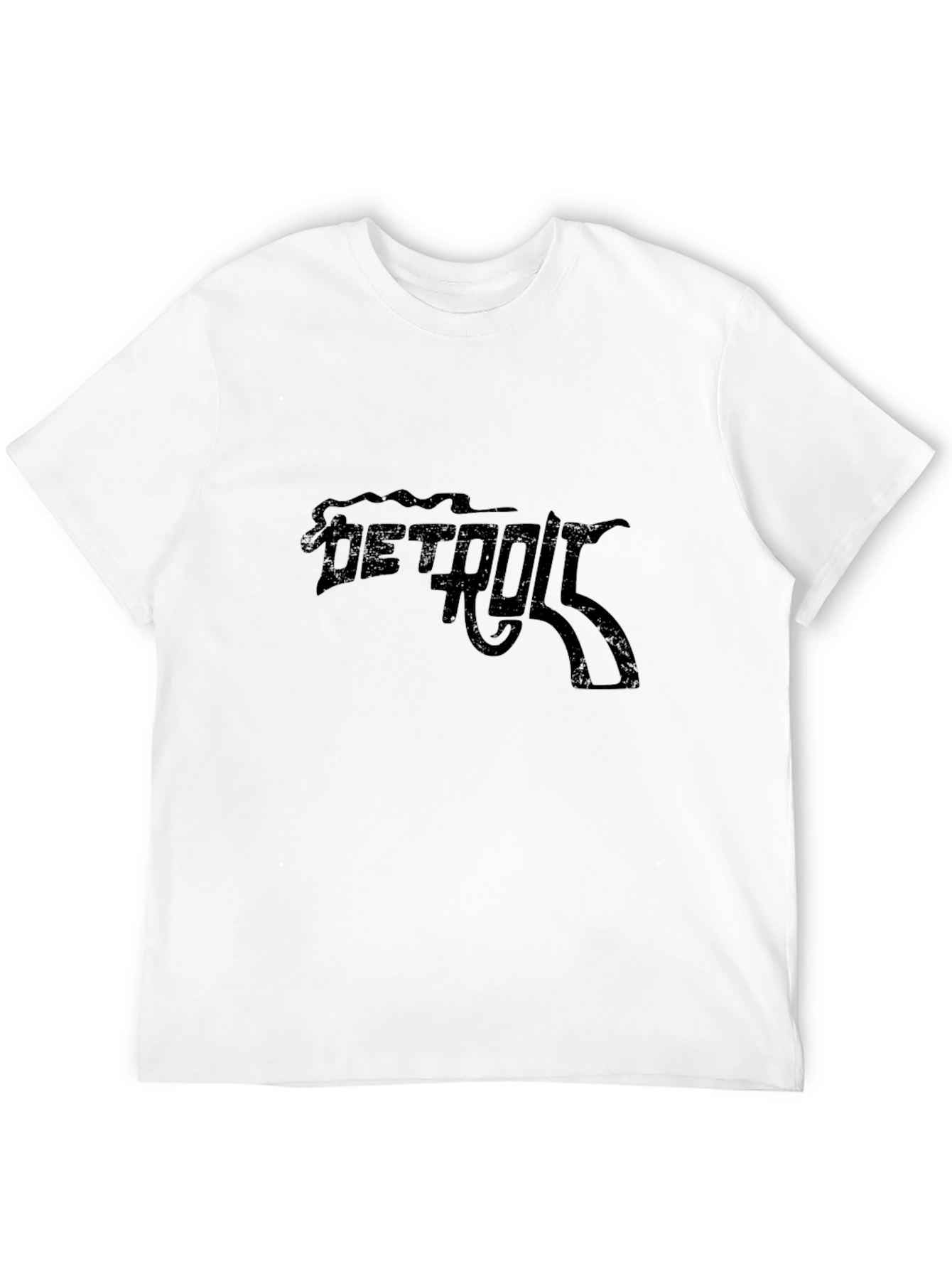 Detroit Gun T-Shirt - Black Graphic Tee
