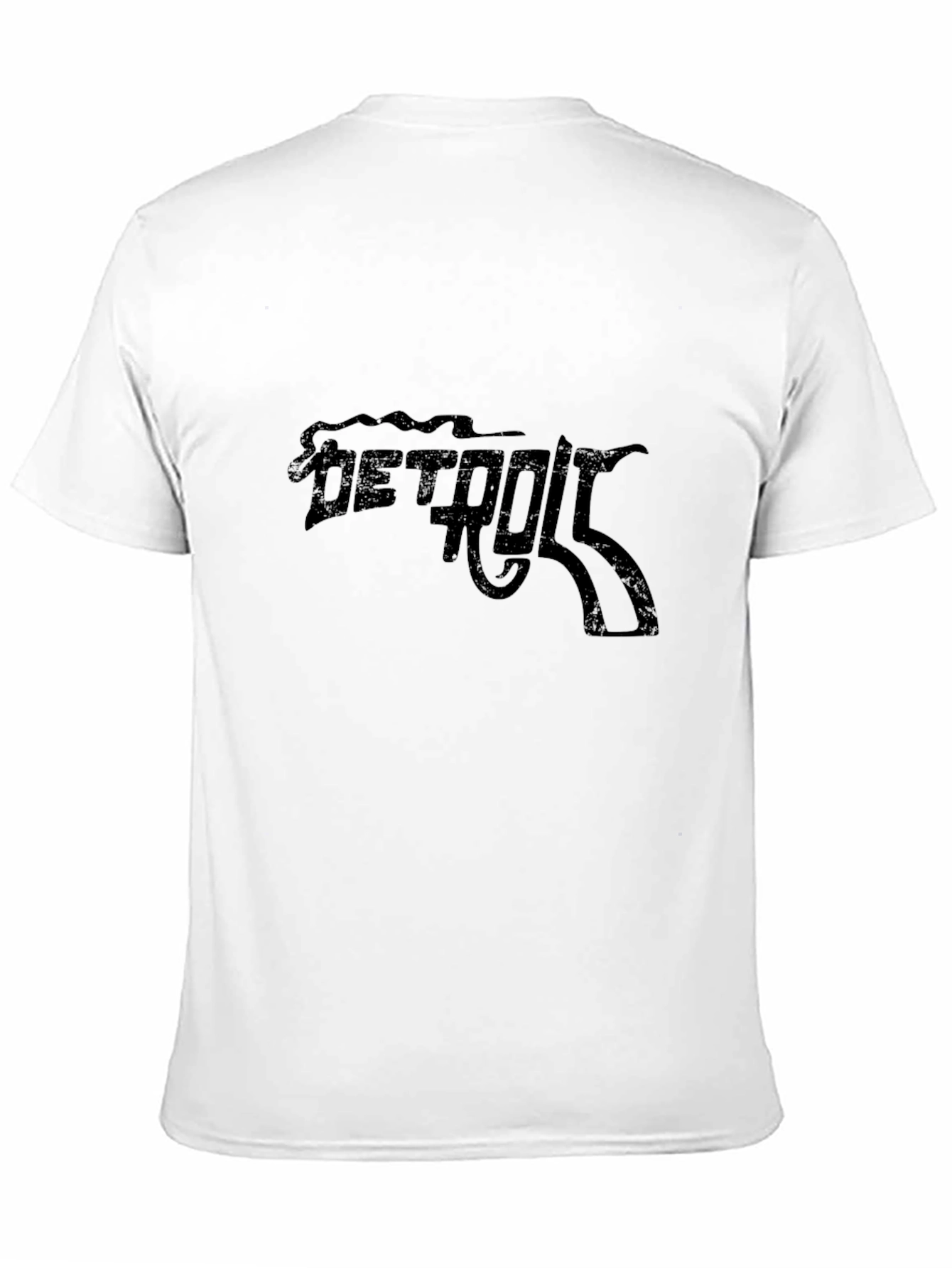 Detroit Gun T-Shirt - Black Graphic Tee
