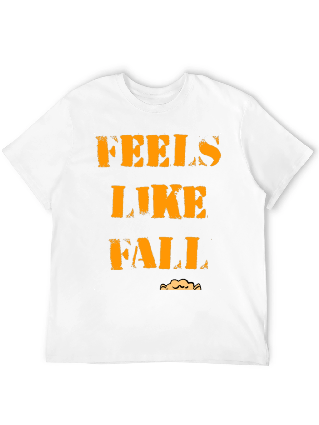 Feels Like Fall Graphic Tee - Black Casual T-Shirt