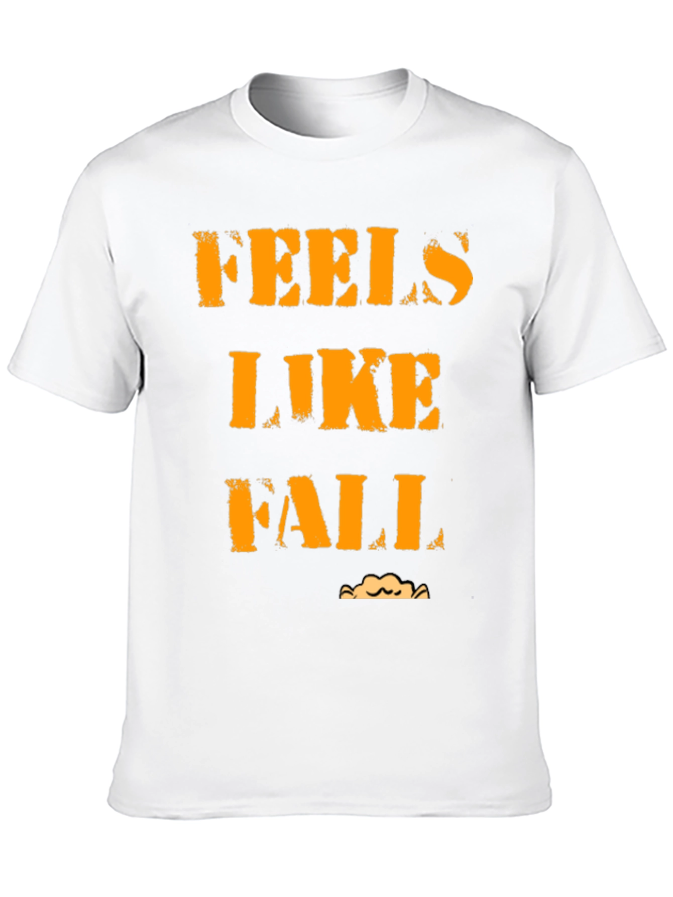 Feels Like Fall Graphic Tee - Black Casual T-Shirt