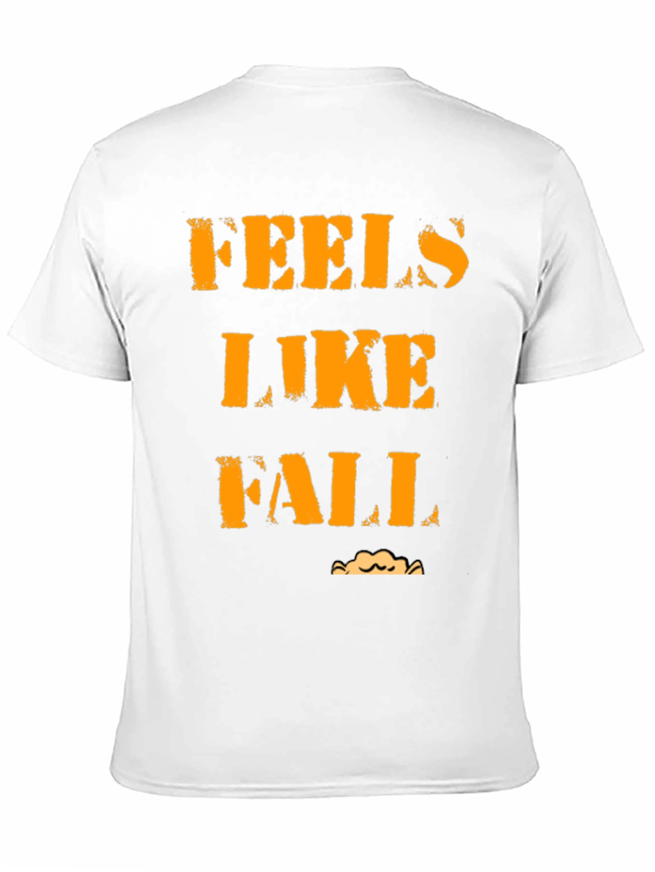Feels Like Fall Graphic Tee - Black Casual T-Shirt