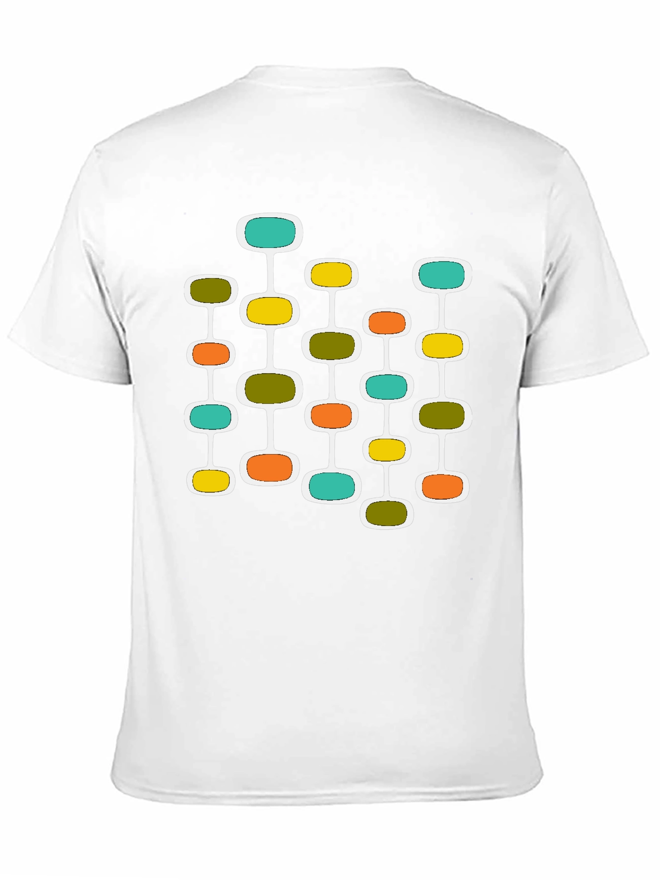 Mid-Century Modern Atomic Black T-Shirt