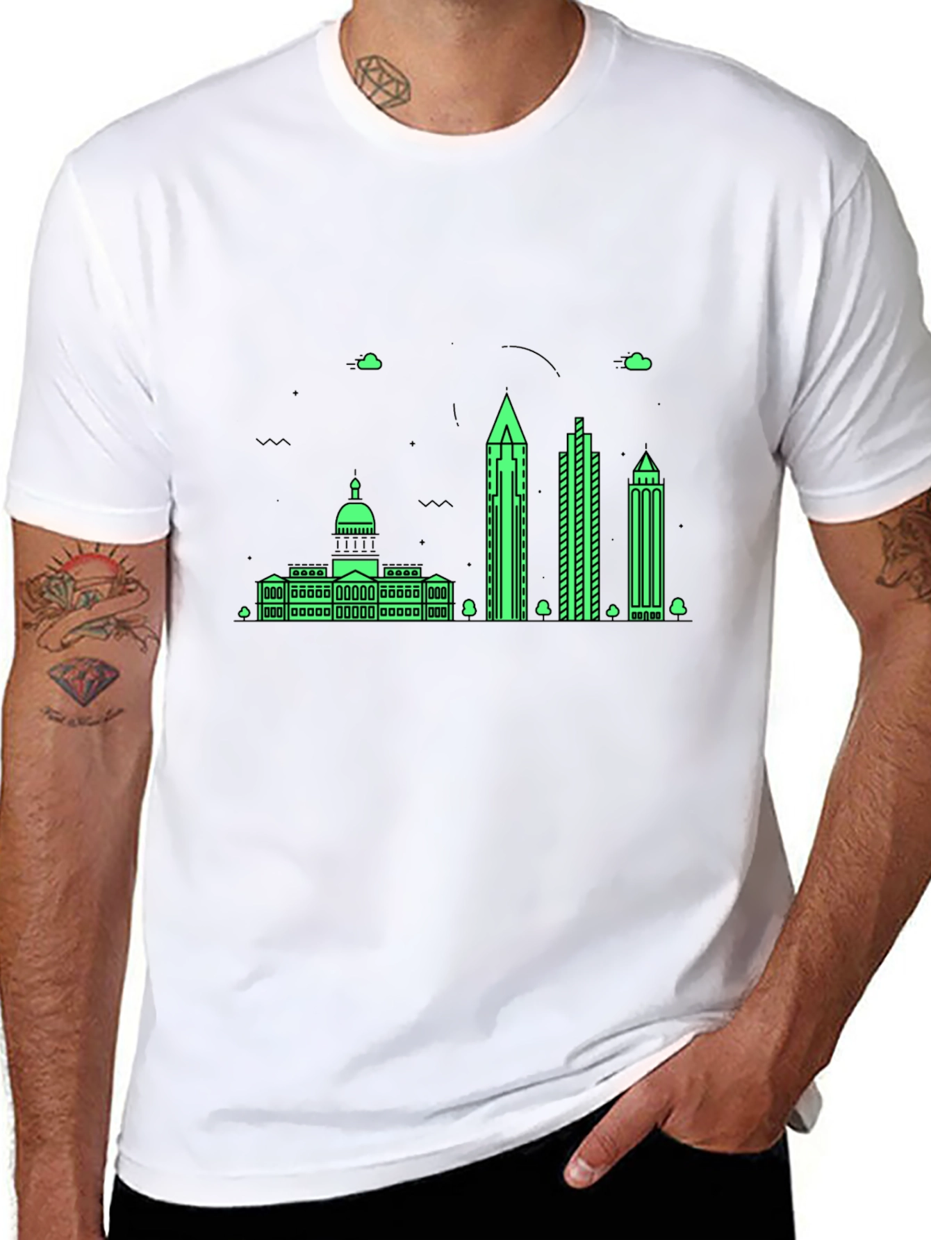Austin Skyline Graphic Tee - Cityscape T-Shirt
