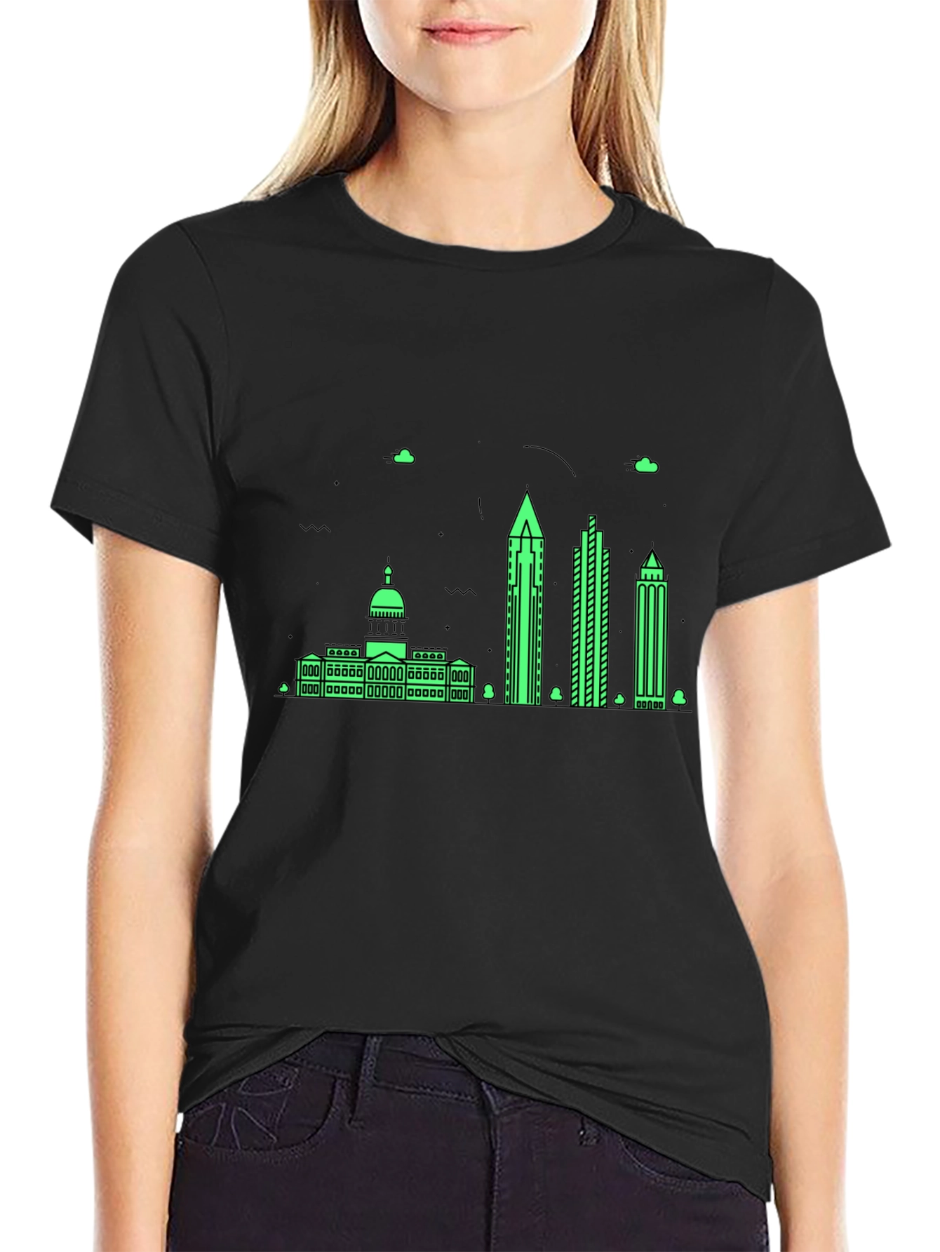 Austin Skyline Graphic Tee - Cityscape T-Shirt