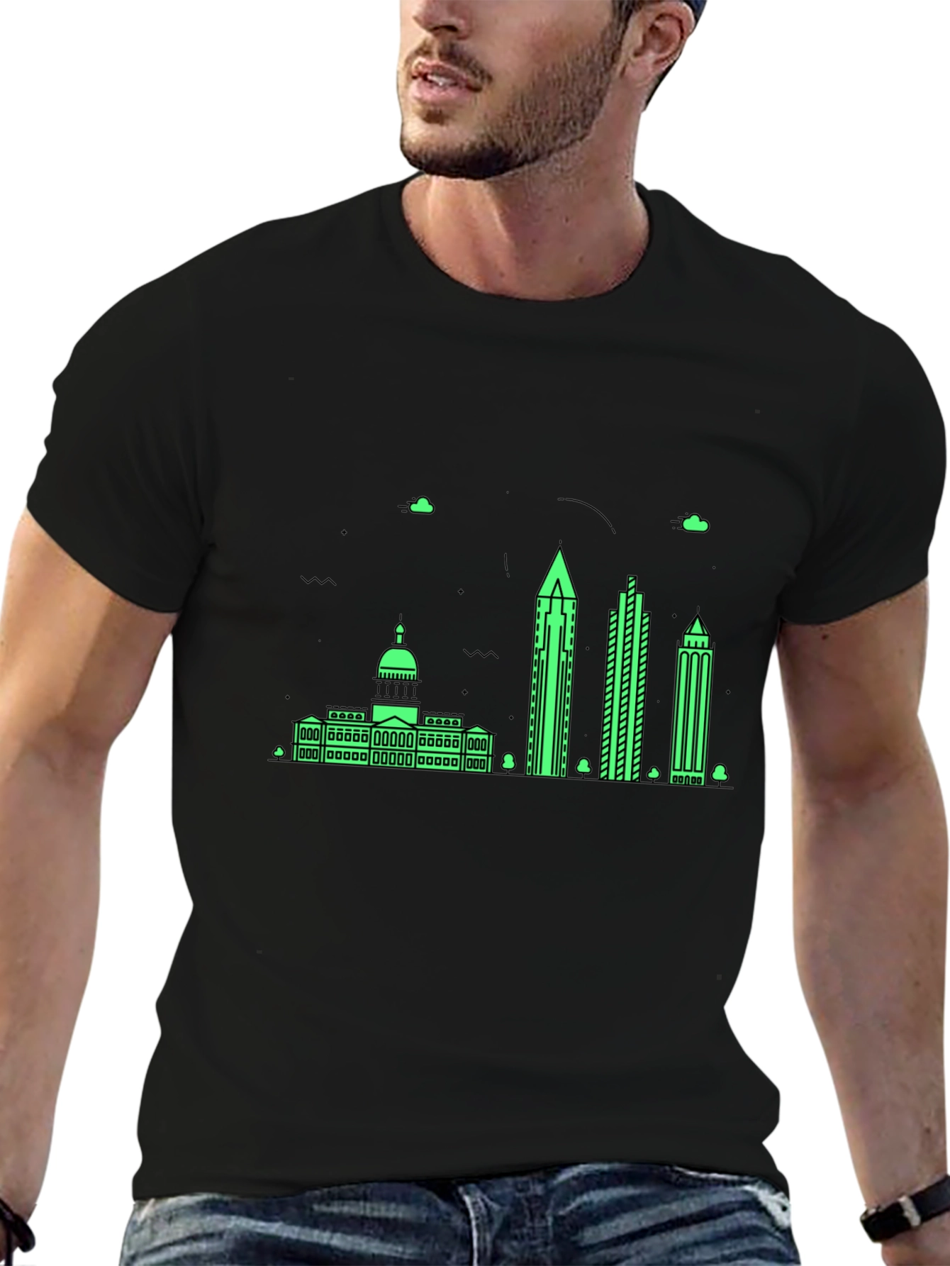 Austin Skyline Graphic Tee - Cityscape T-Shirt