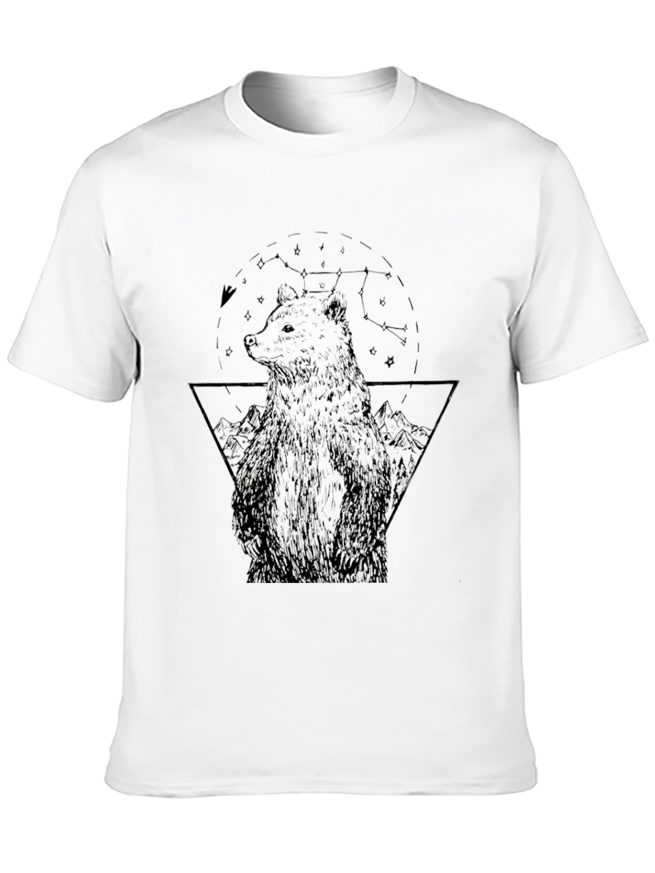 Bear Graphic Black T-Shirt