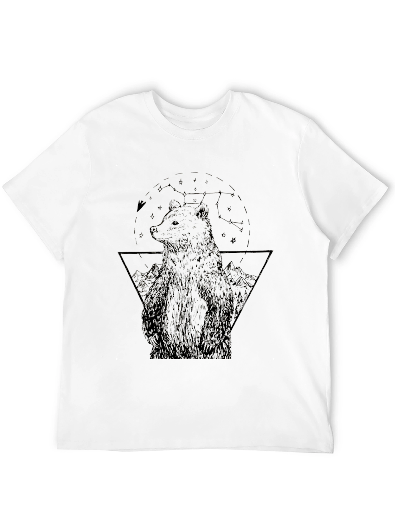 Bear Graphic Black T-Shirt