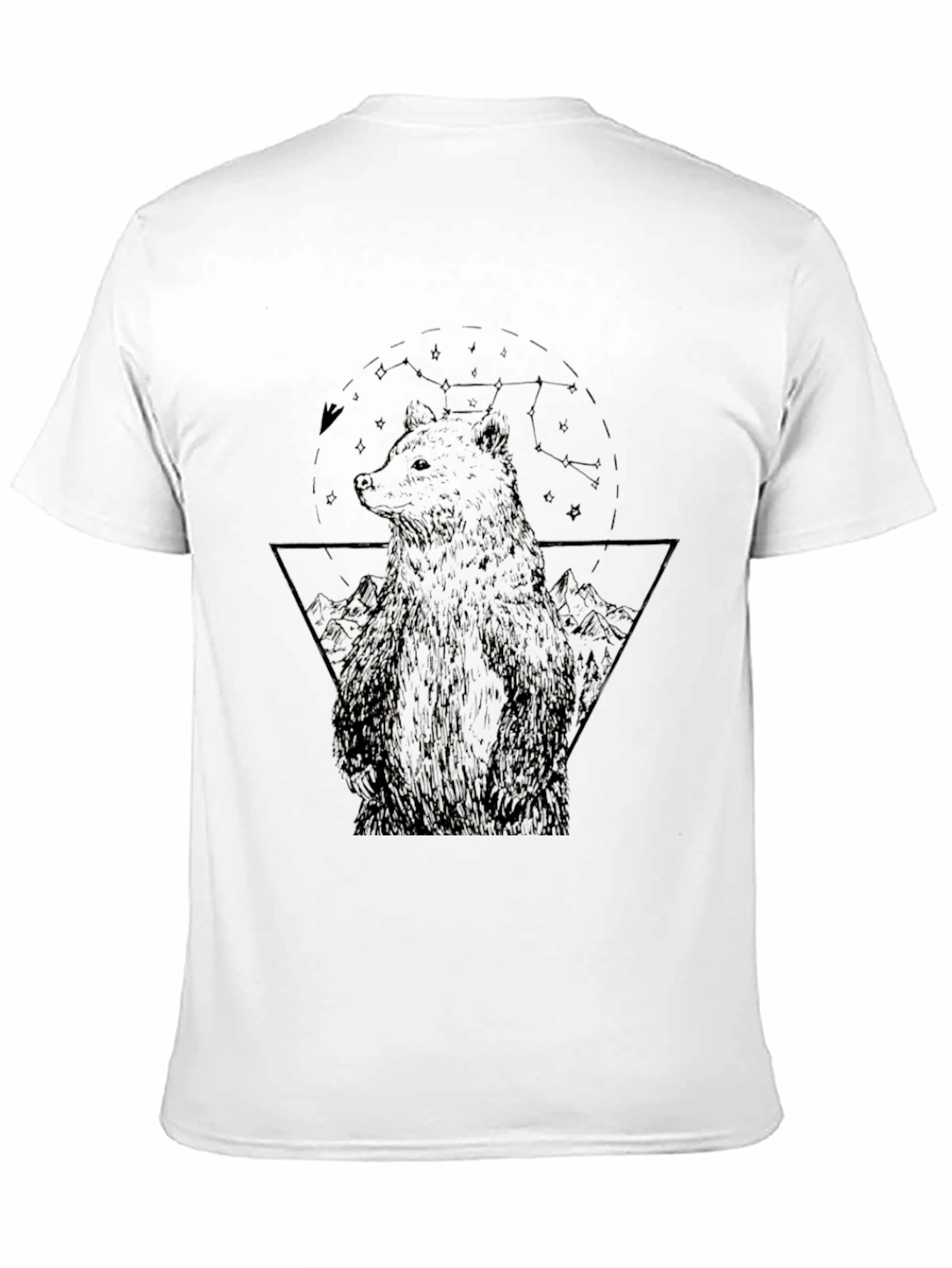 Bear Graphic Black T-Shirt