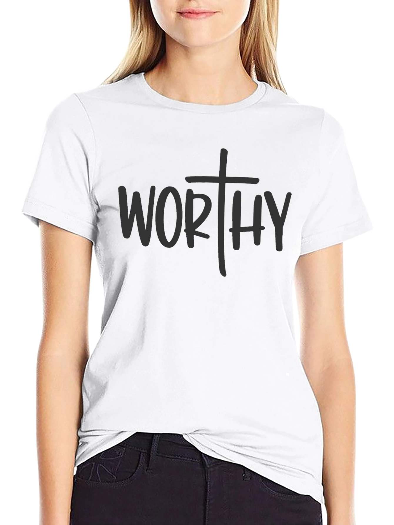 Worthy Christian Graphic Tee - Faith Based Apparel