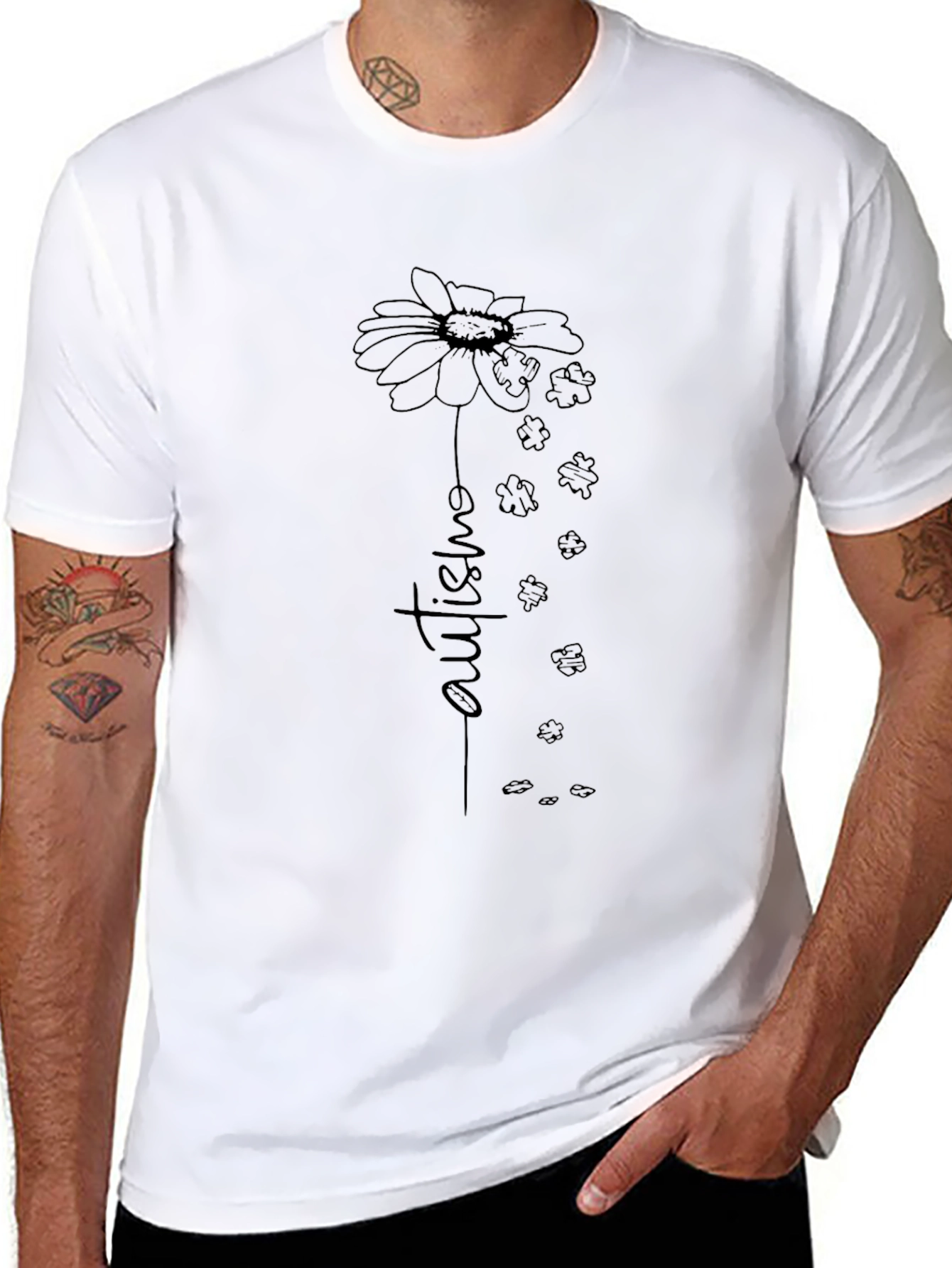 Autism Awareness Daisy T-Shirt