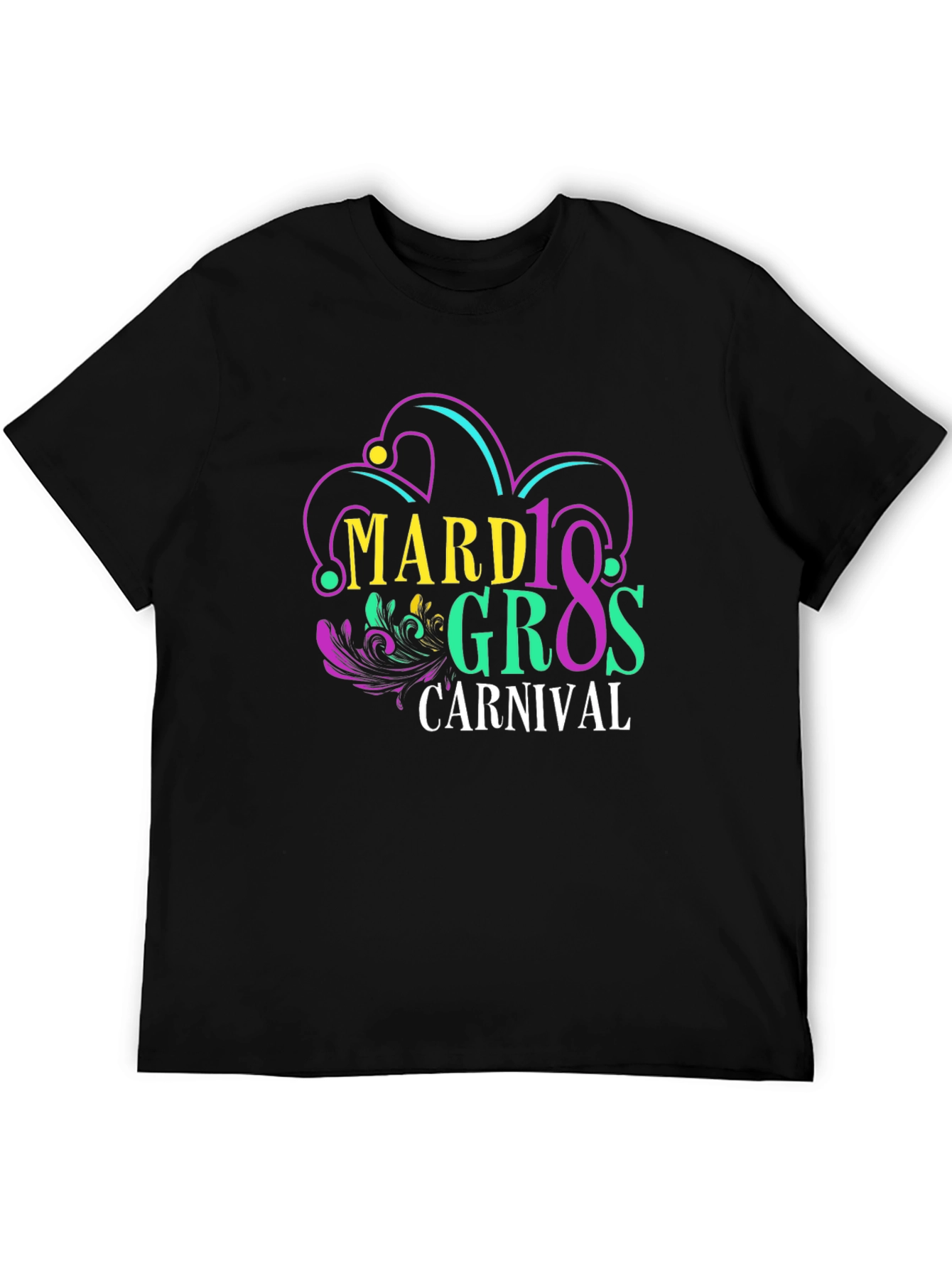 Mardi Gras Carnival Graphic T-Shirt