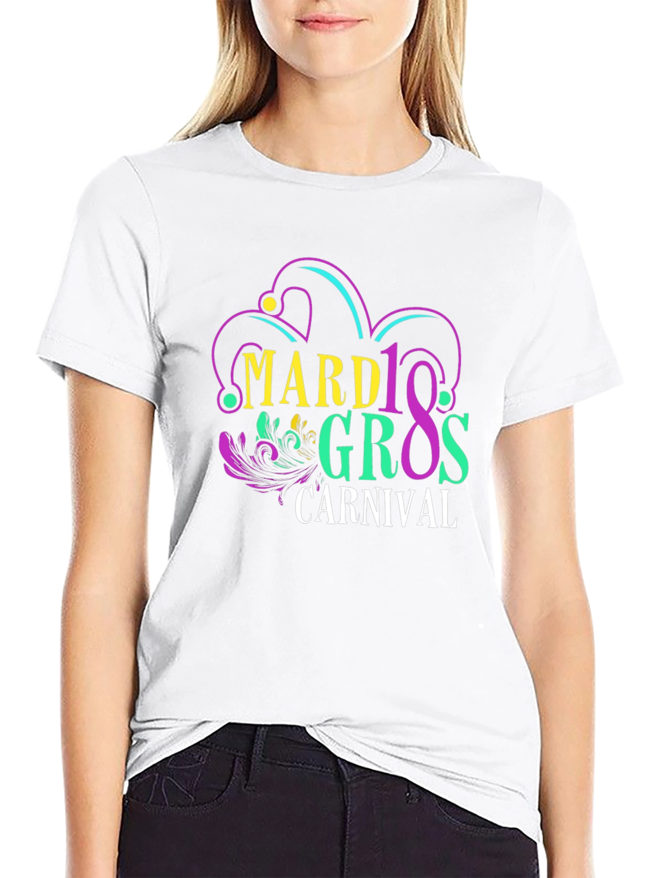 Mardi Gras Carnival Graphic T-Shirt