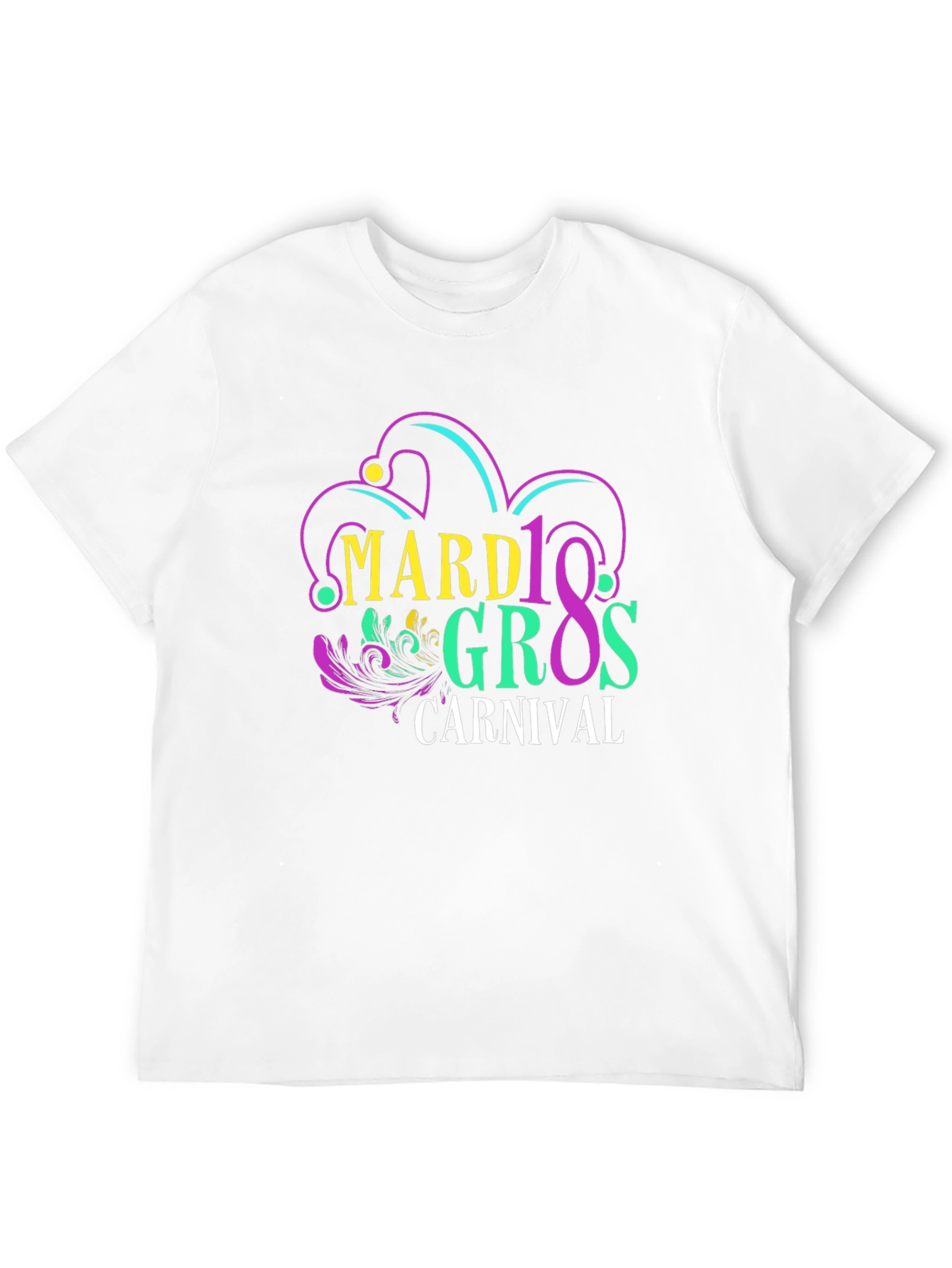 Mardi Gras Carnival Graphic T-Shirt