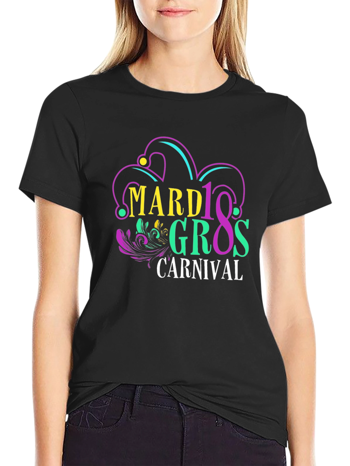 Mardi Gras Carnival Graphic T-Shirt