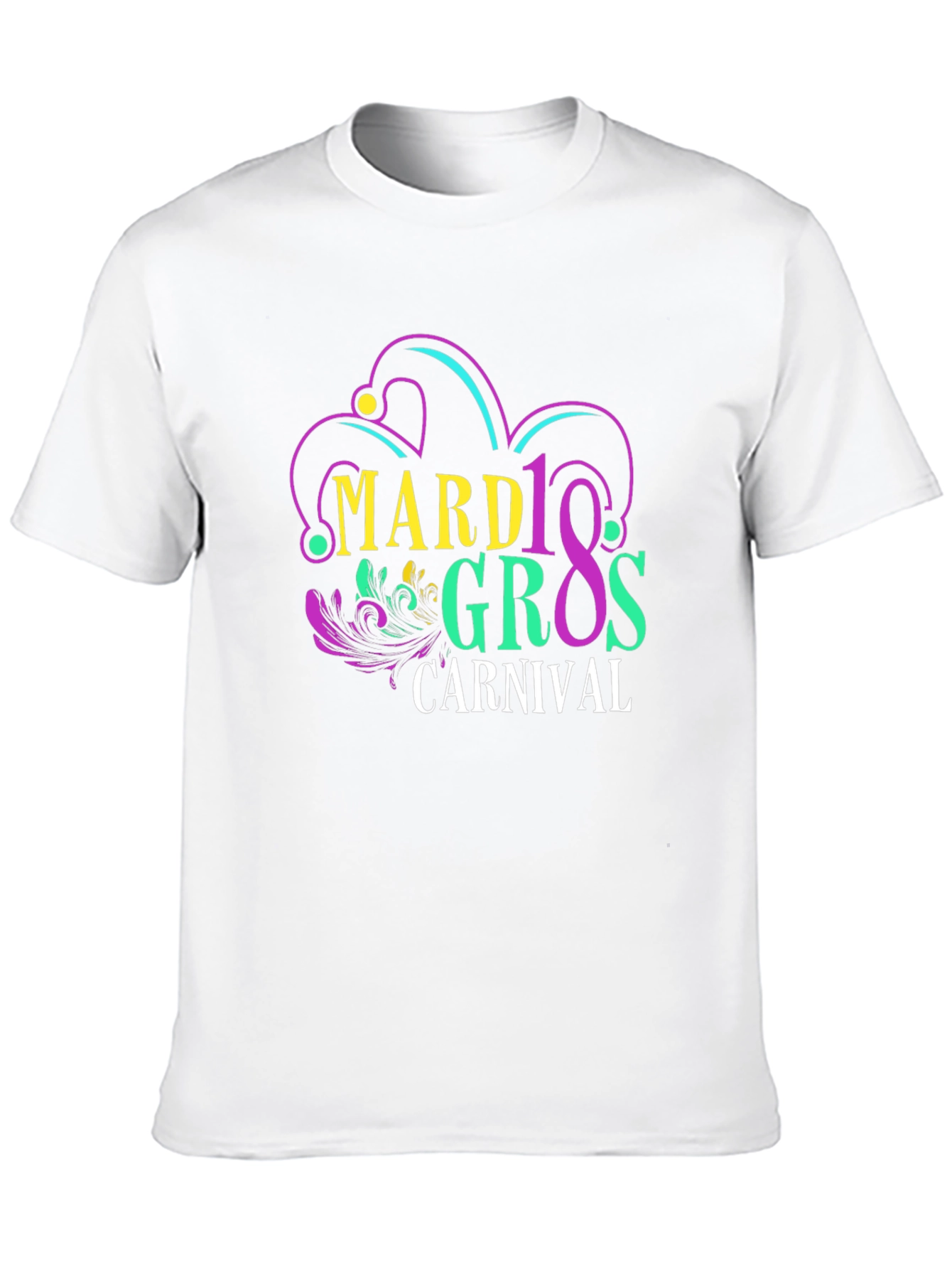 Mardi Gras Carnival Graphic T-Shirt