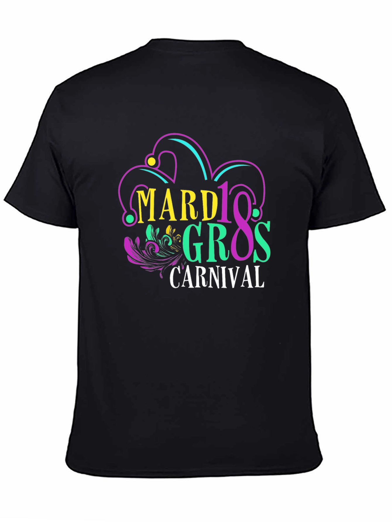 Mardi Gras Carnival Graphic T-Shirt