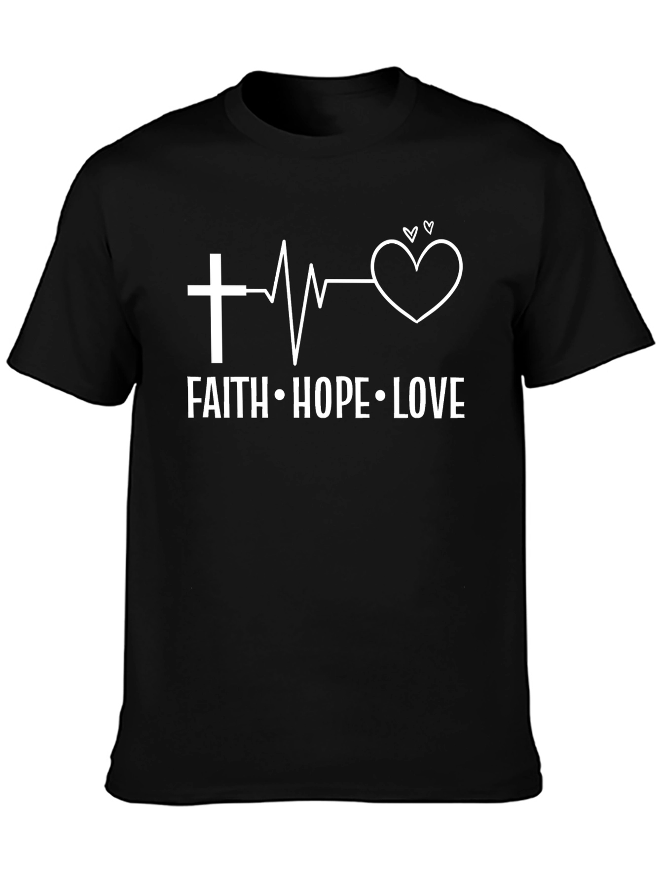 Faith Hope Love Graphic T-Shirt