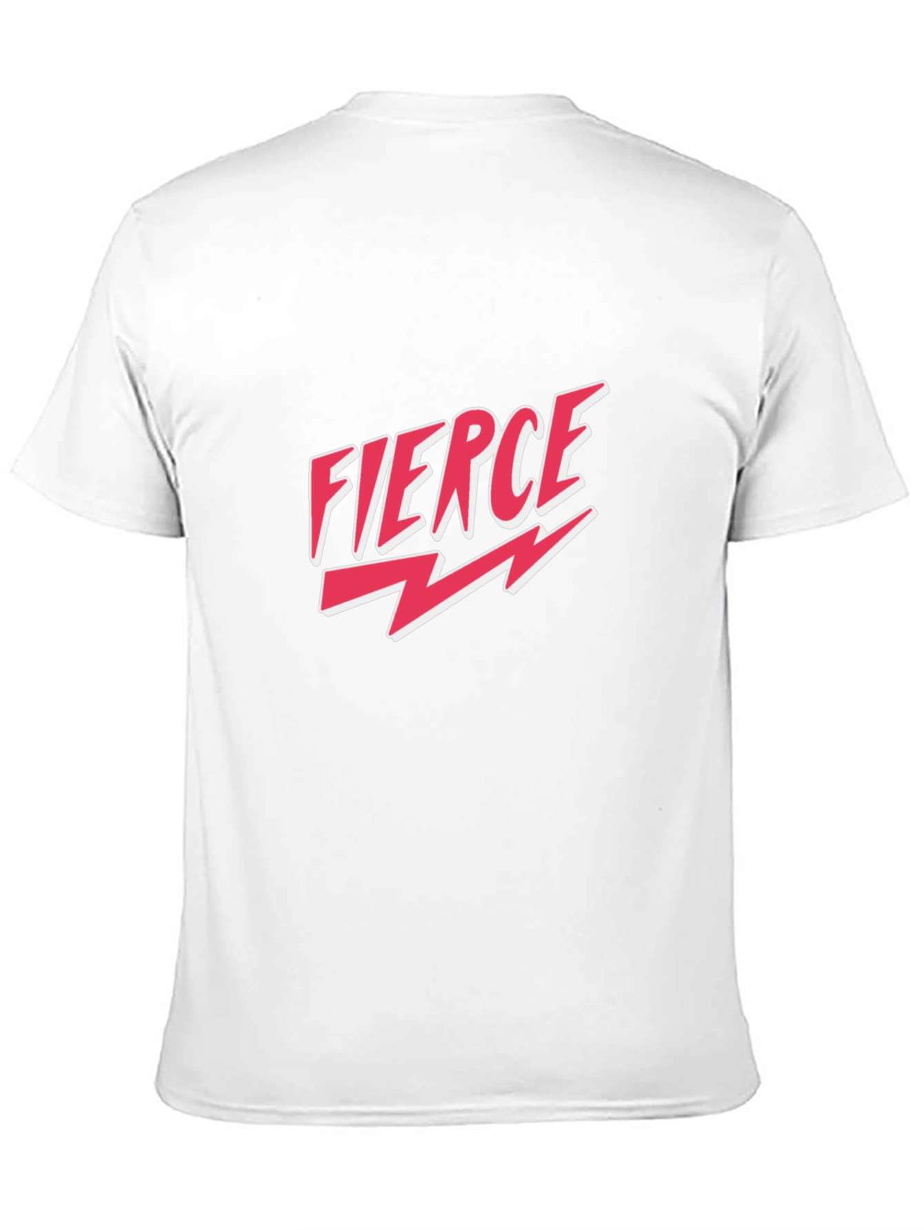 Fierce Graphic Tee - Bold Black Cotton T-Shirt