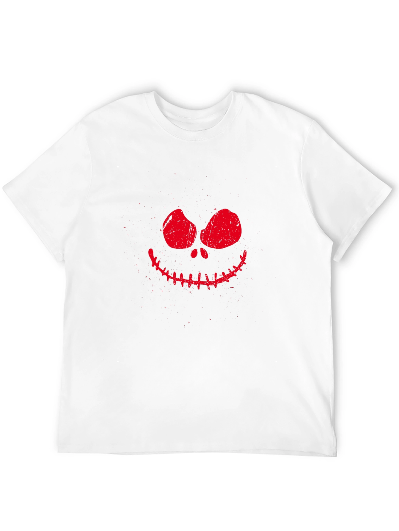 Spooky Smile Graphic Tee - Halloween Black T-Shirt